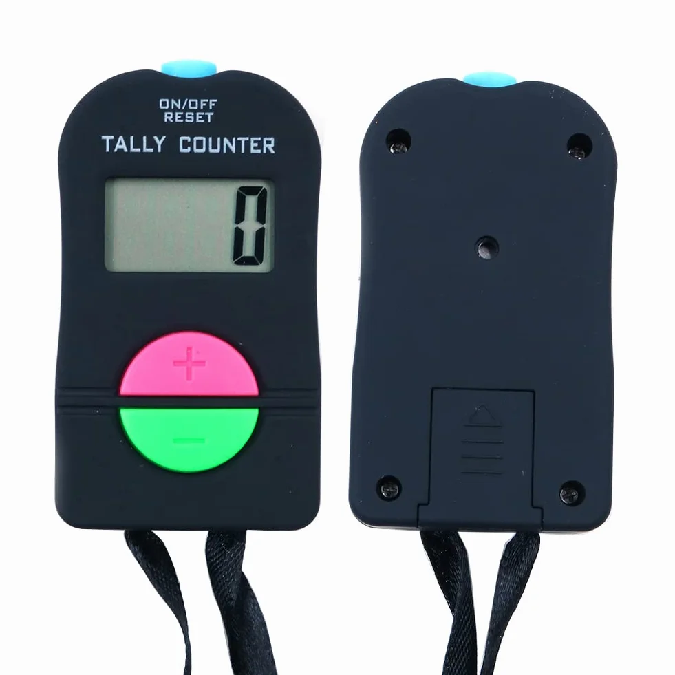 Contatore manuale palmare elettronico DollaTek, funzione addizione sottrazione, contatore digitale piccolo per sport
