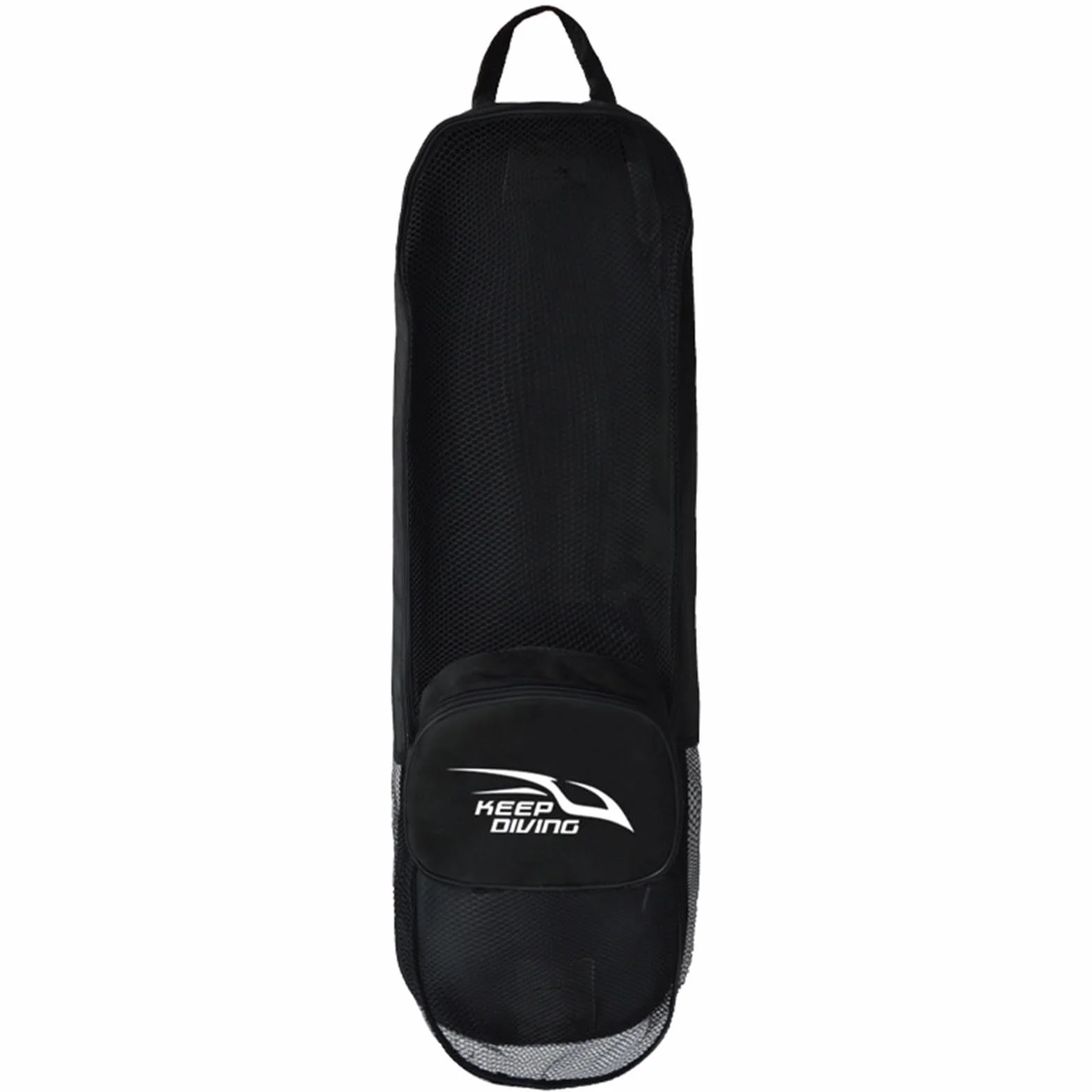 Zoegneer Borsa da snorkeling in PVC con tracolla regolabile per attrezzatura subacquea nero
