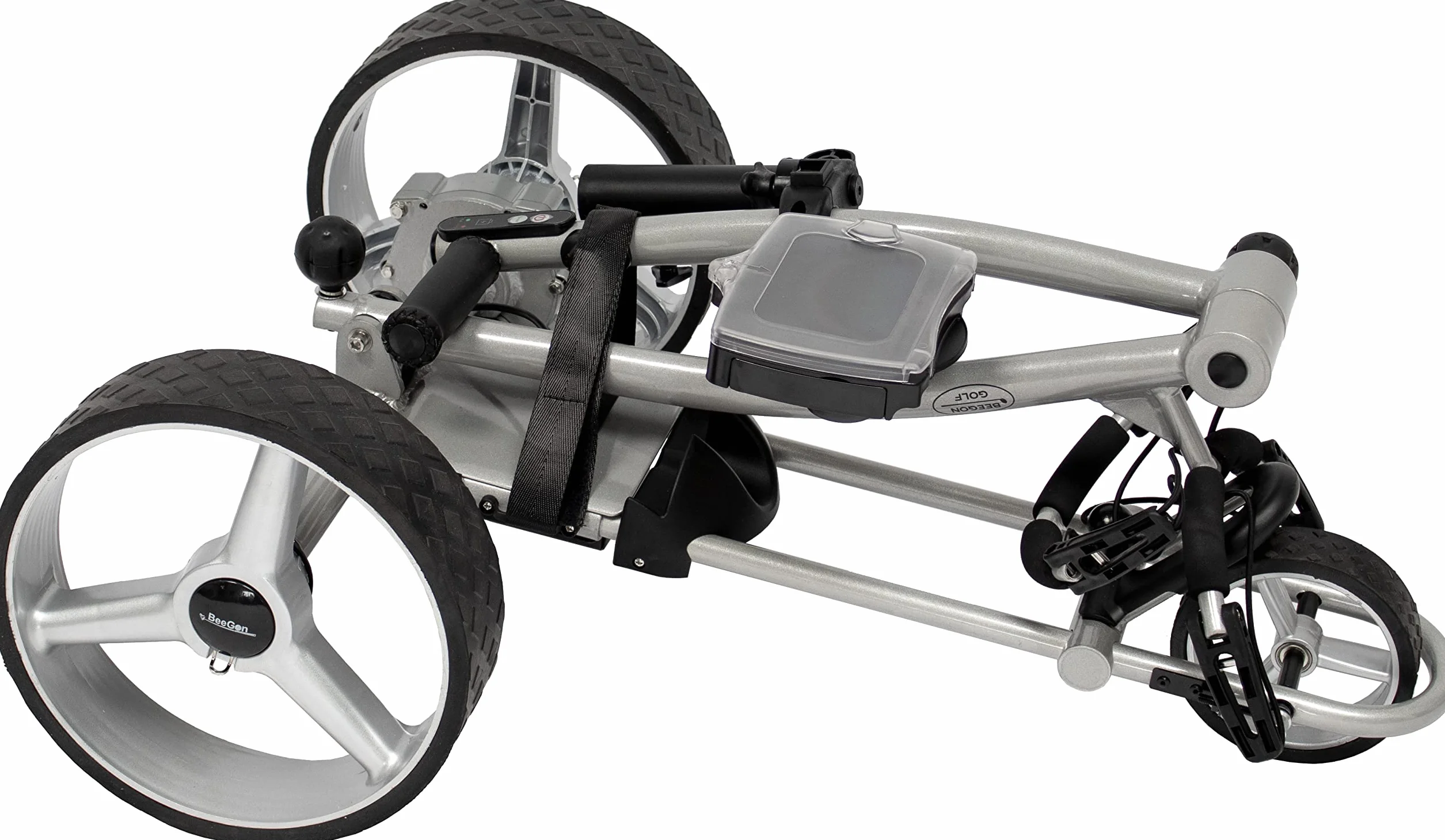 BeeGon Golf Carrello Elettrico GT-300 PRO Grigio Argento 33Ah