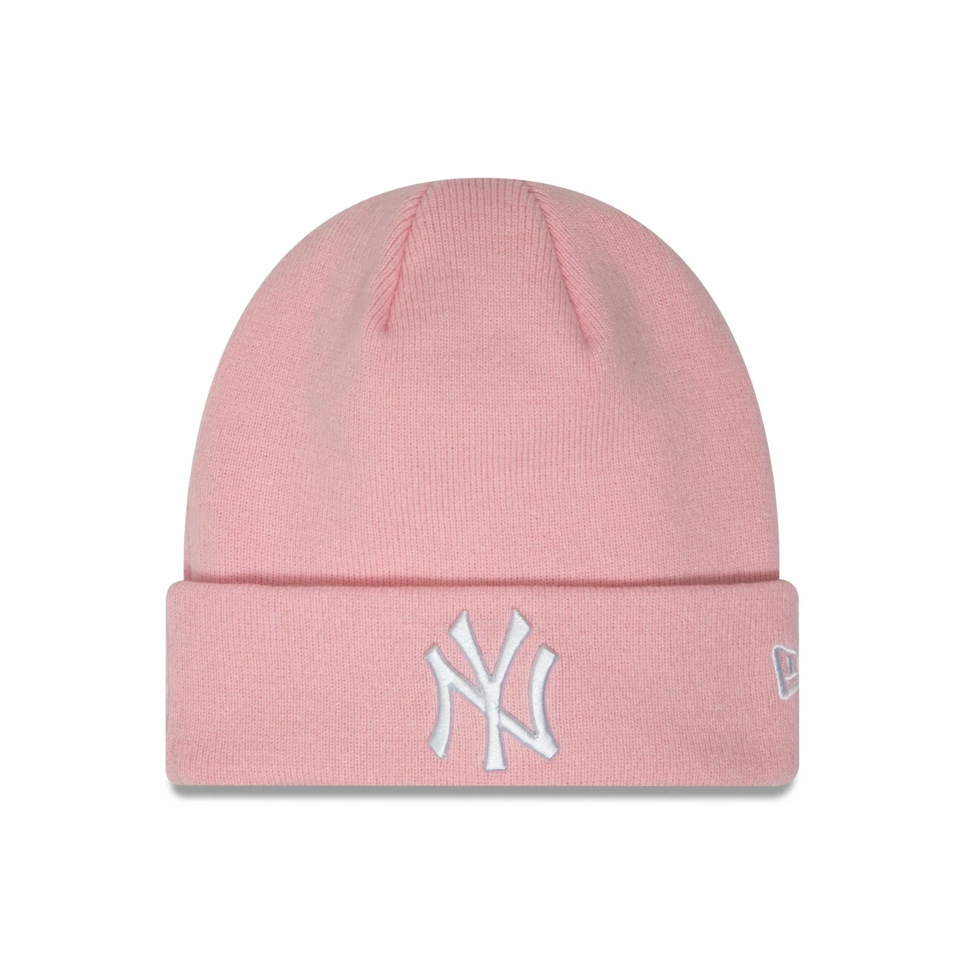 New Era New York Yankees MLB Essential Pink Cuff Knit Beanie
