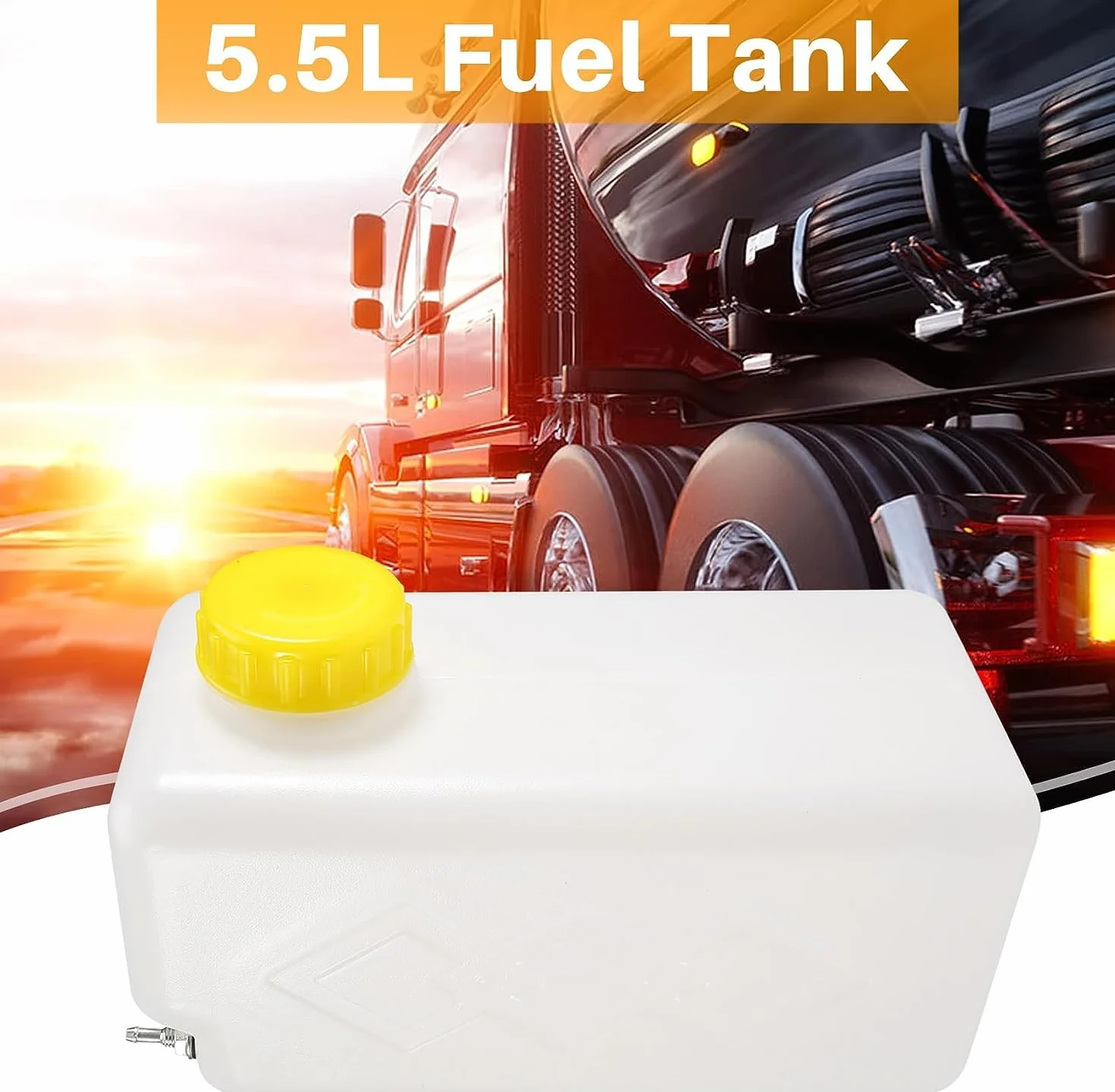 Serbatoio benzina 5,5 l plastica Eberspacher per camion