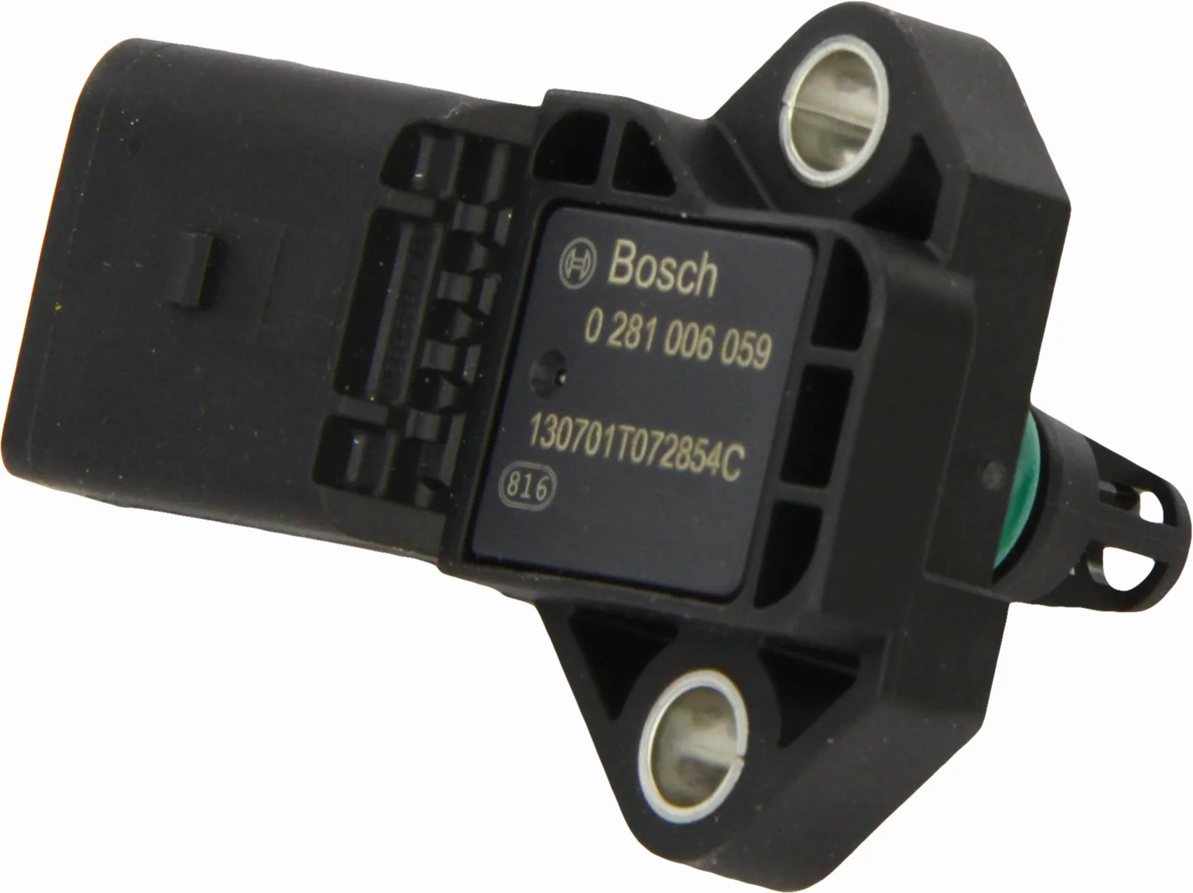 BOSCH Sensore, Pressione alimentazione 0281006059 Compatibile con: AUDI A1, A1 Sportback, A6 Allroad C7, A6 C7, A6 C7 Avant, A7 Sportback, Q5, PORSCHE PANAMERA, SEAT IBIZA IV, IBIZA IV SC, IBIZA IV ST