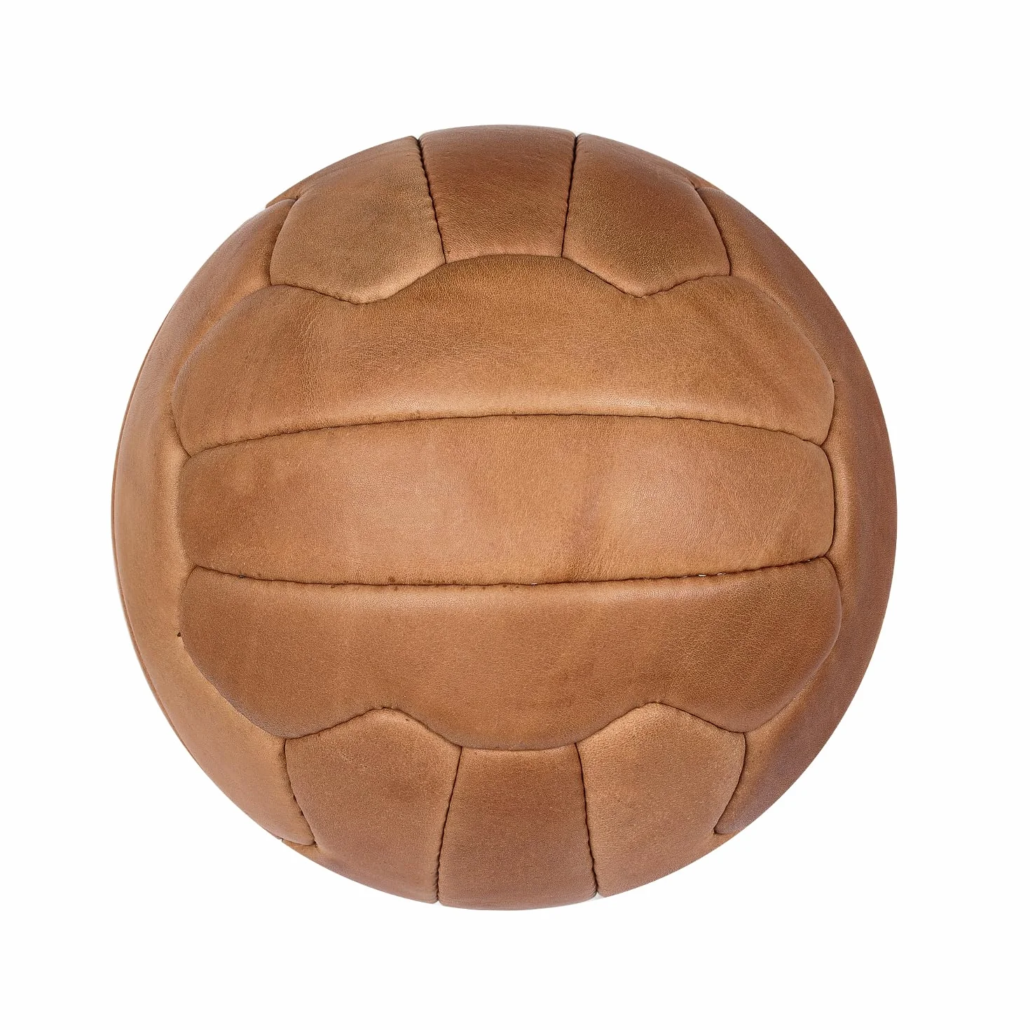 Pallone da calcio vintage in pelle anticata FNine