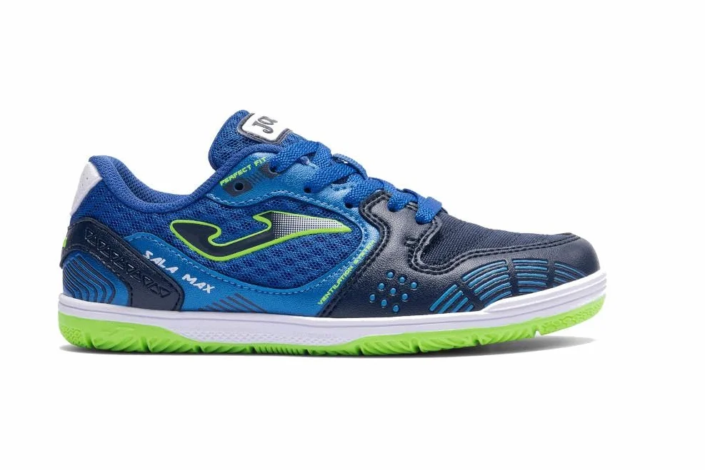 Joma MAX JR 2604 Royal Indoor Scarpe calcio Sala per bambino