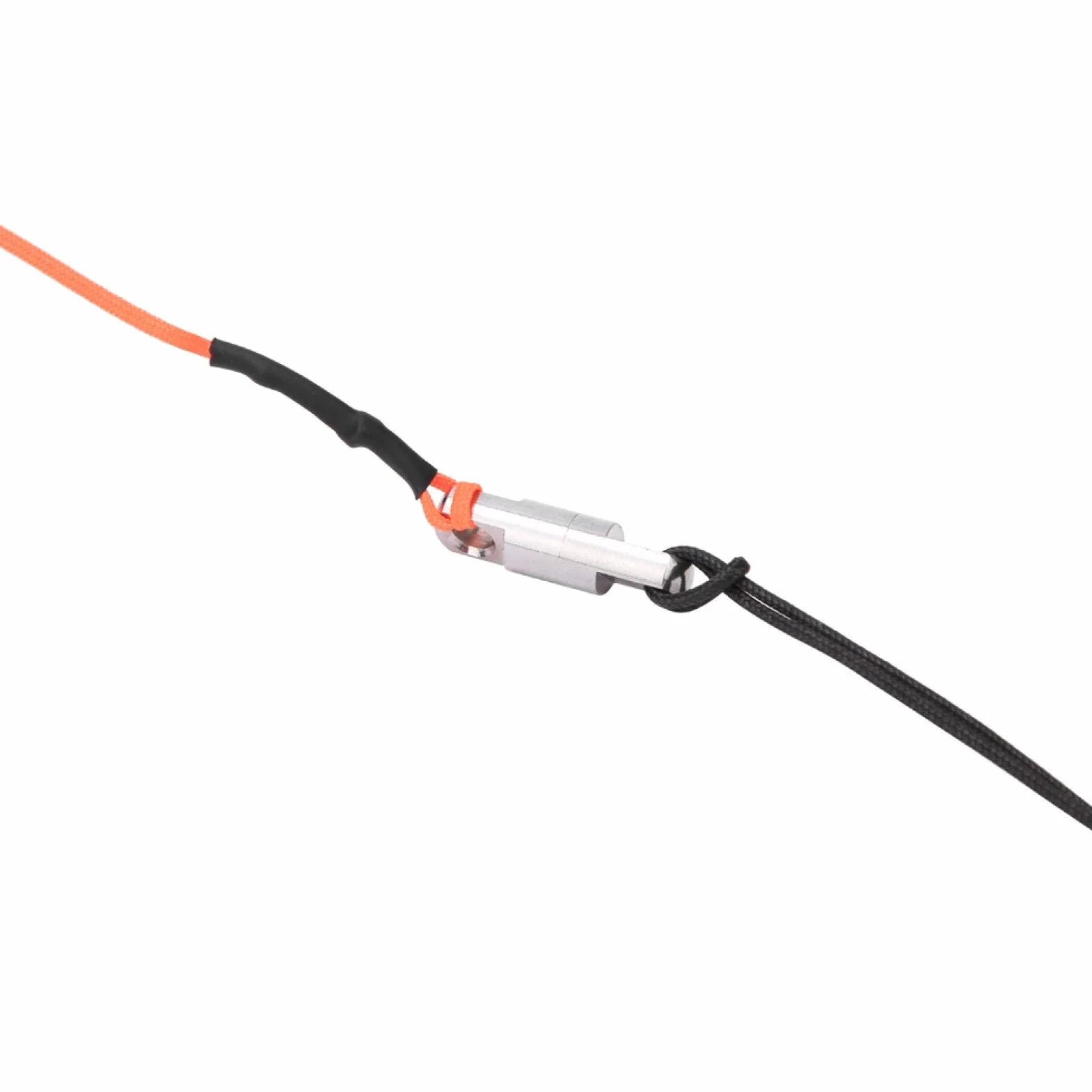 Bobina da immersione in acciaio inox arancione fluo 50 m per snorkeling subacqueo