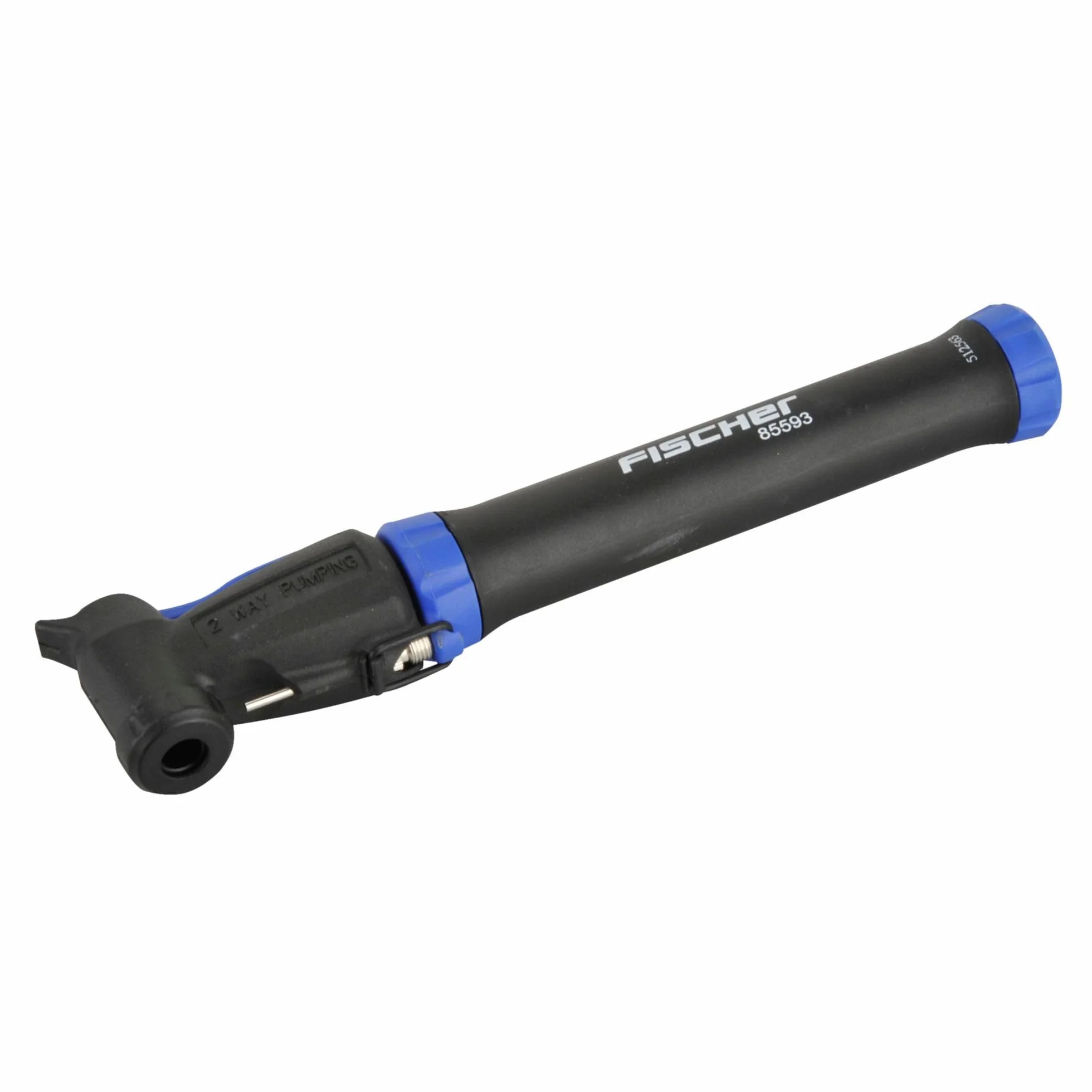 Fischer Mini-Pompa con Funzione Doppia Corsa Reversibile, Nero, 85593