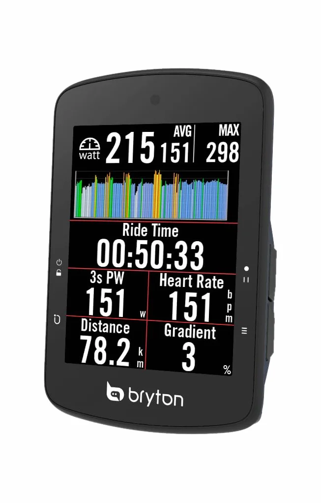 Bryton Rider S510 GPS Bike Computer 2.8" Touchscreen LCD, Offline USA Map, Bike Radar Compatible, 30h Battery, Waterproof