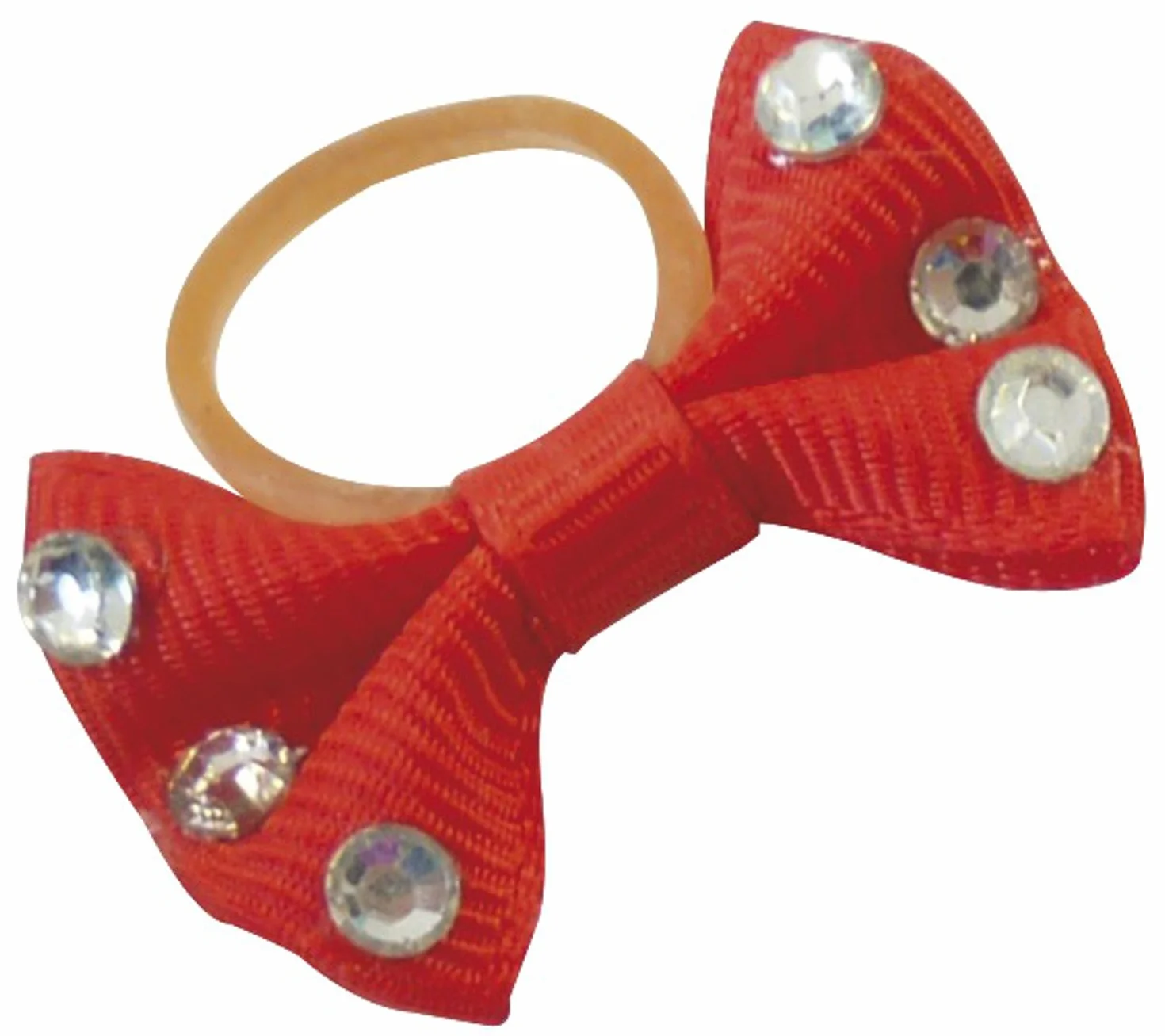 Fiocchi Intrecciati con Strass Trasparenti Red Crystal 306802 Unisex Adulto