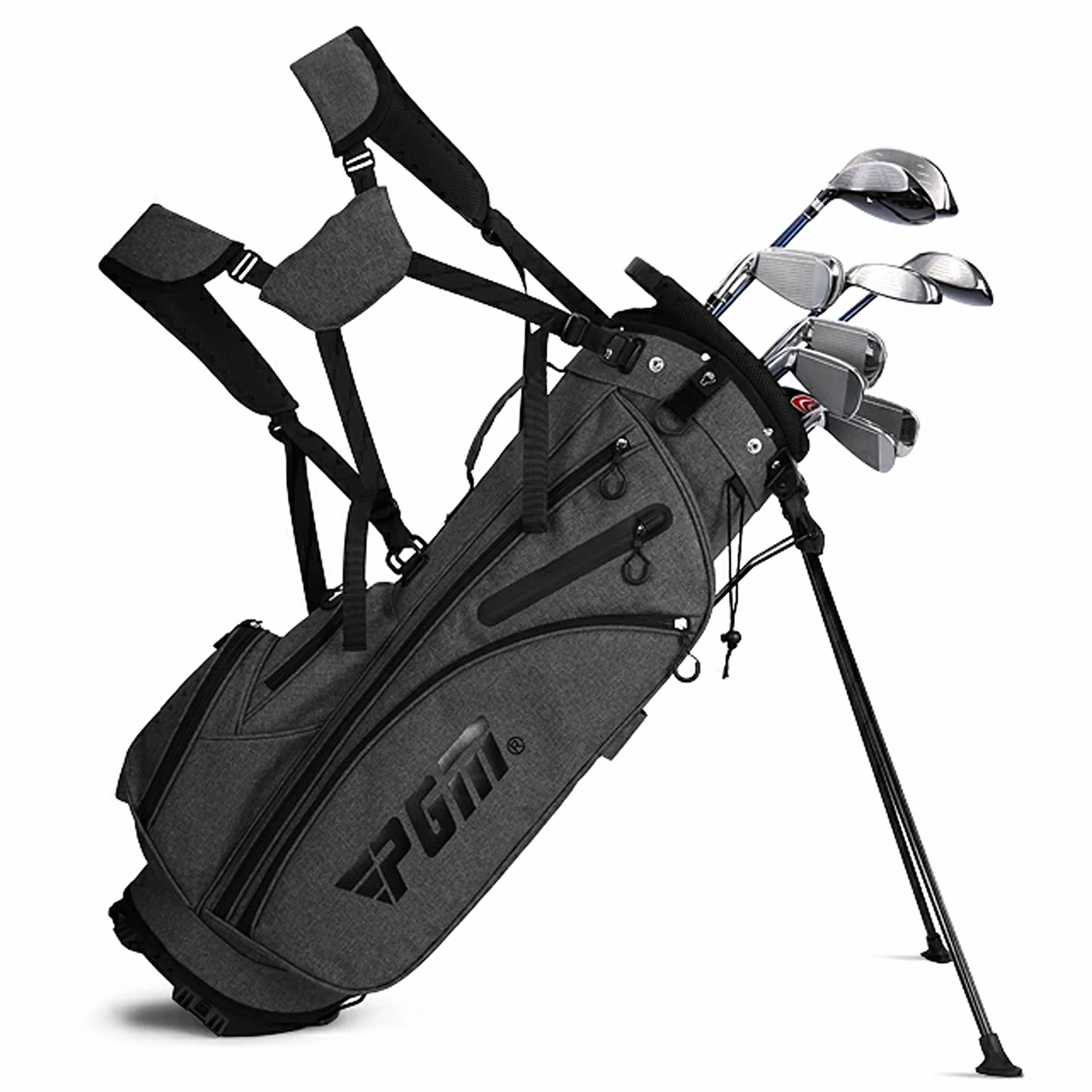 Zestaw mazze da golf męskie 12 sztuk tytan hybryd żelazo putter torba 5 headcover