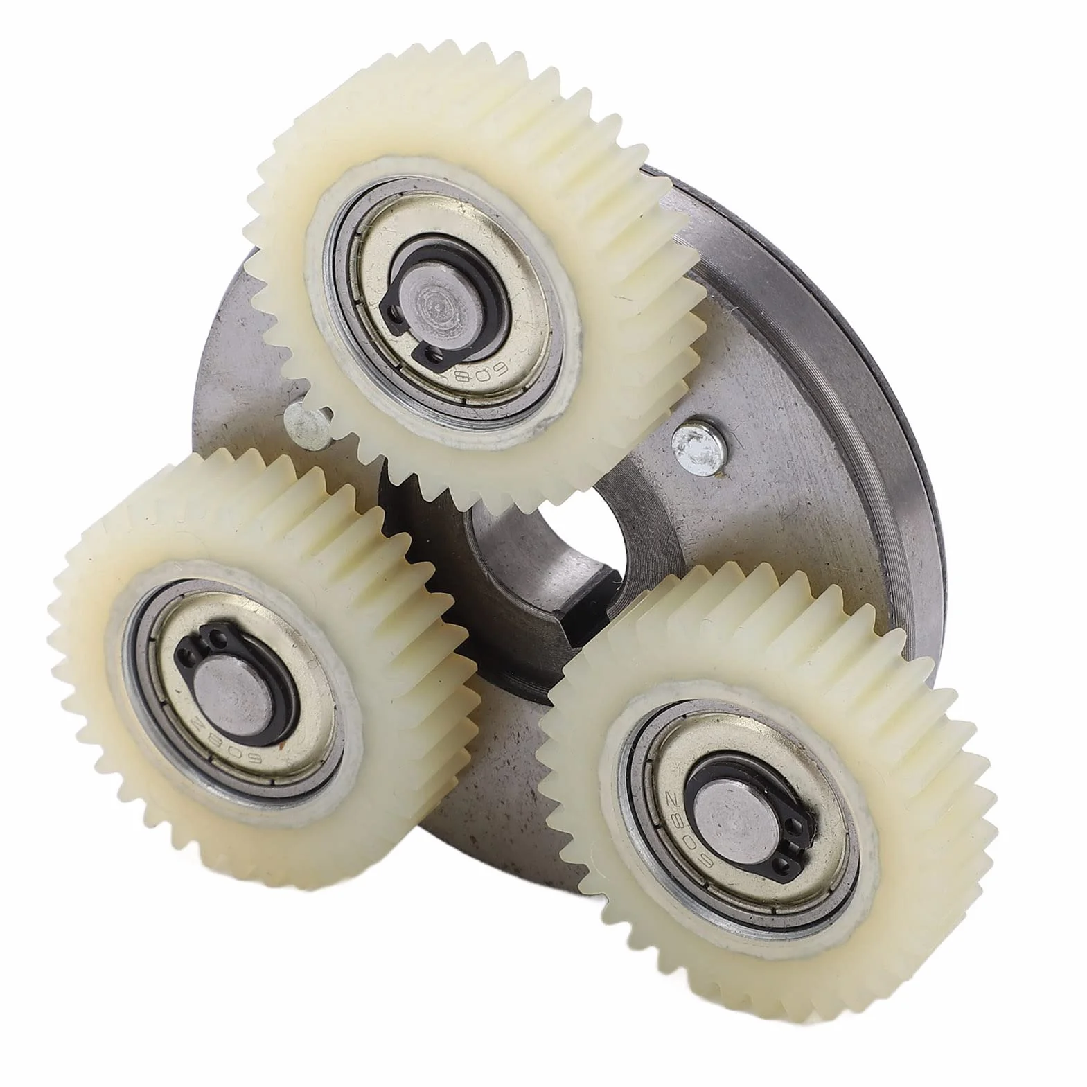 Keenso Kit Frizione Ingranaggi, Ingranaggi in Nylon 36T per Bici Elettrica e Kit Frizione da 70 Mm per Motore Centrale 250W 350W