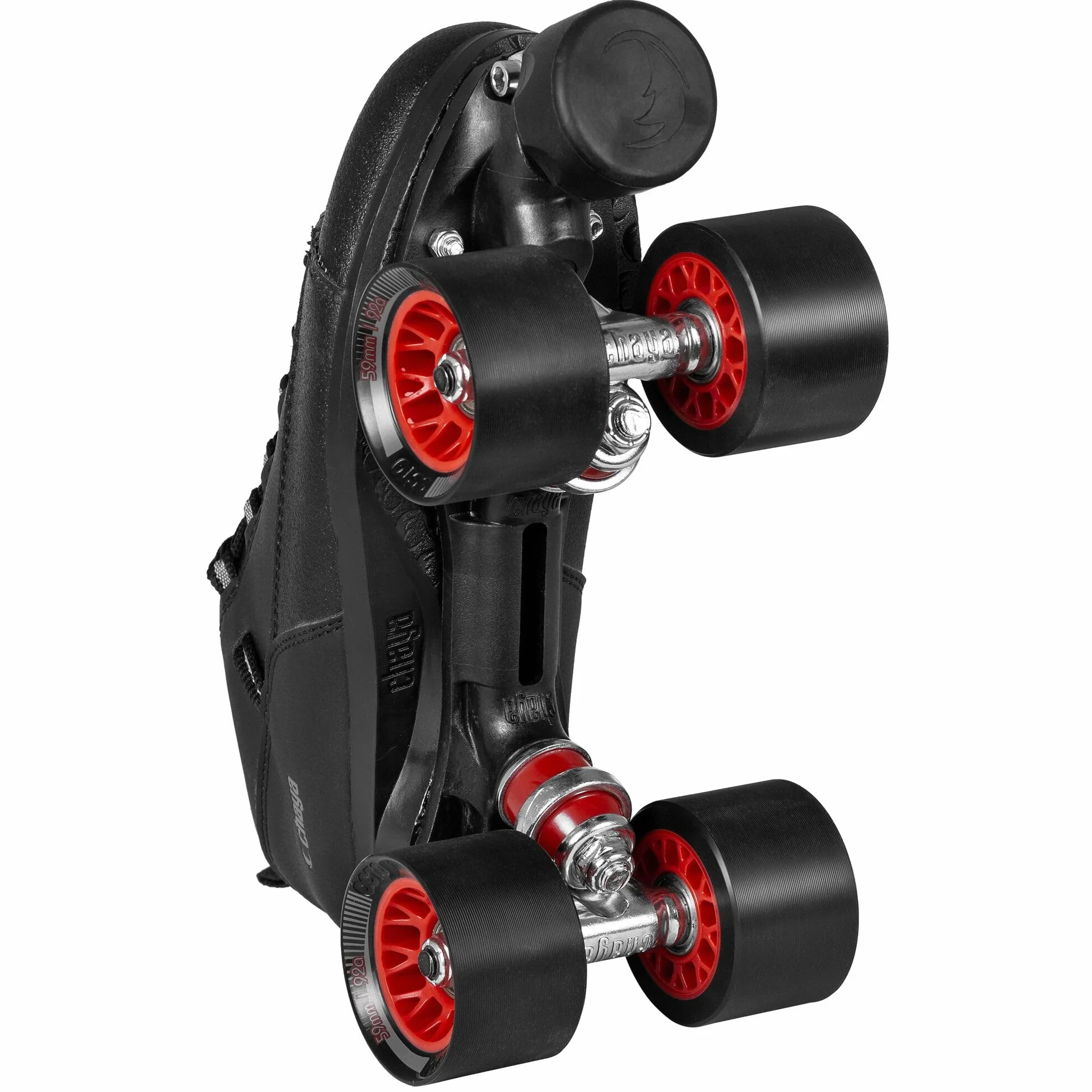 Chaya Roller Quad Derby Ruby Nero Rosso 45