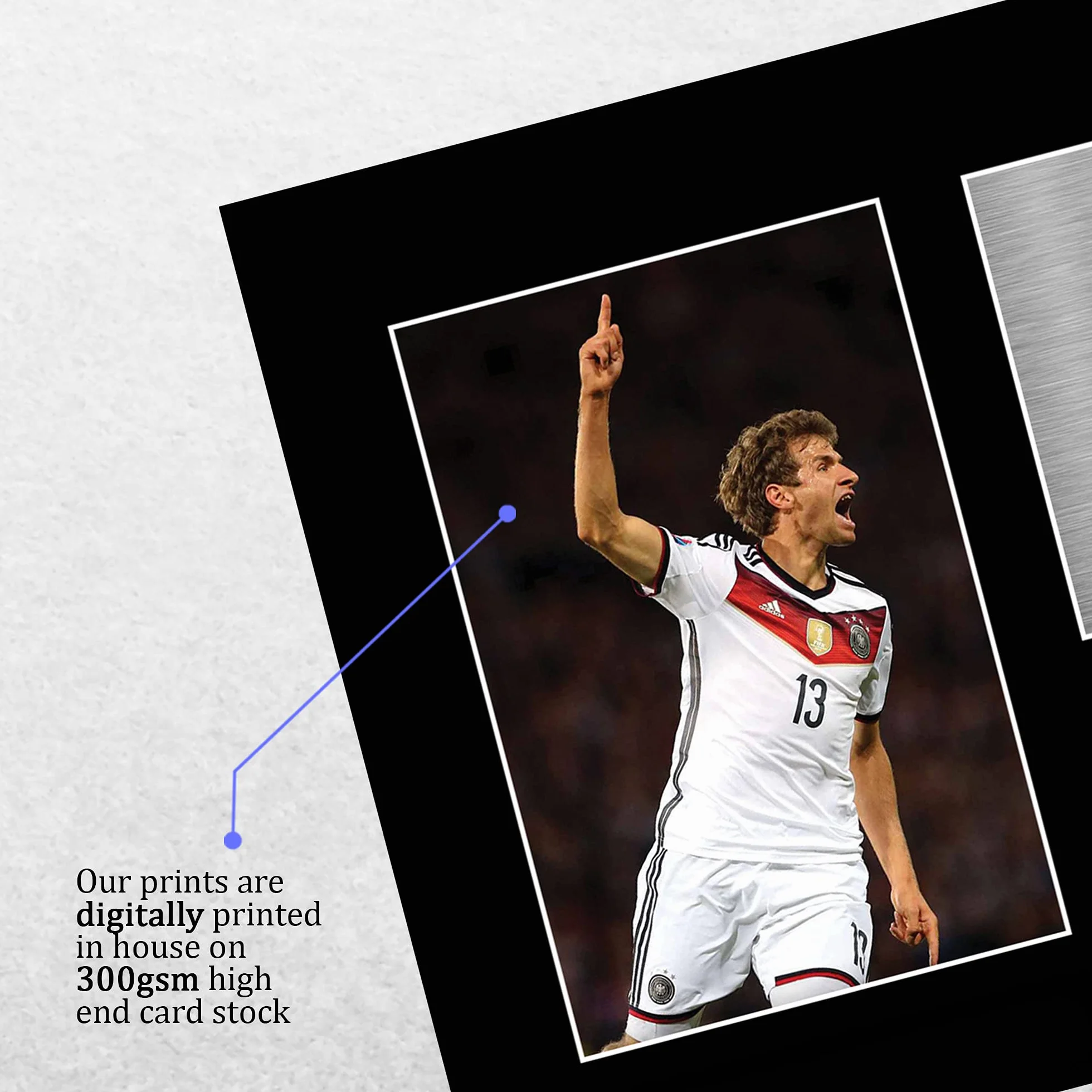 Thomas Muller Germany Immagine Autografia Stampa A4 Fan Sostenitori