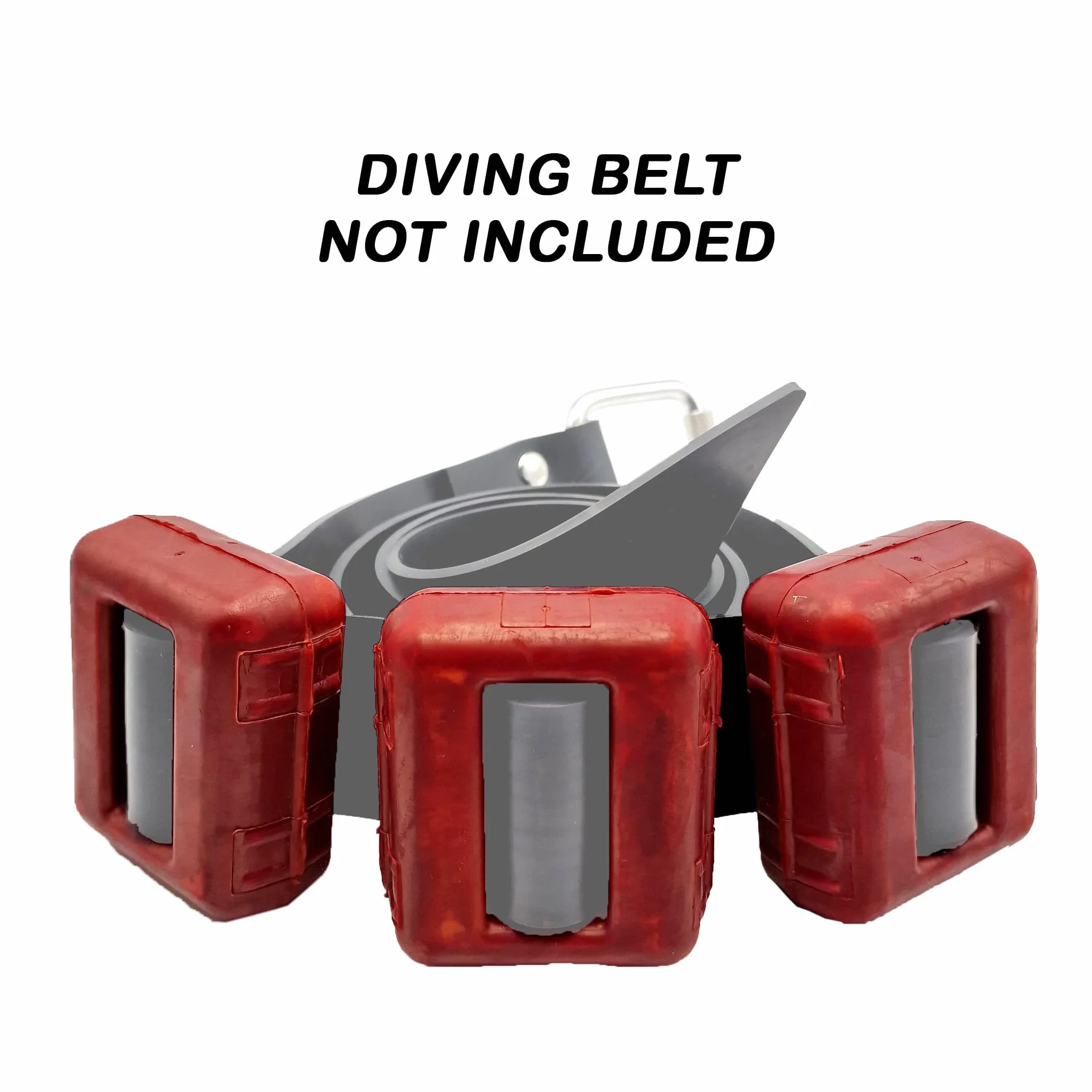 NAMAKA® Piombo Sub plastificato Rosso per Immersioni da kg 1 - 7 Pezzi