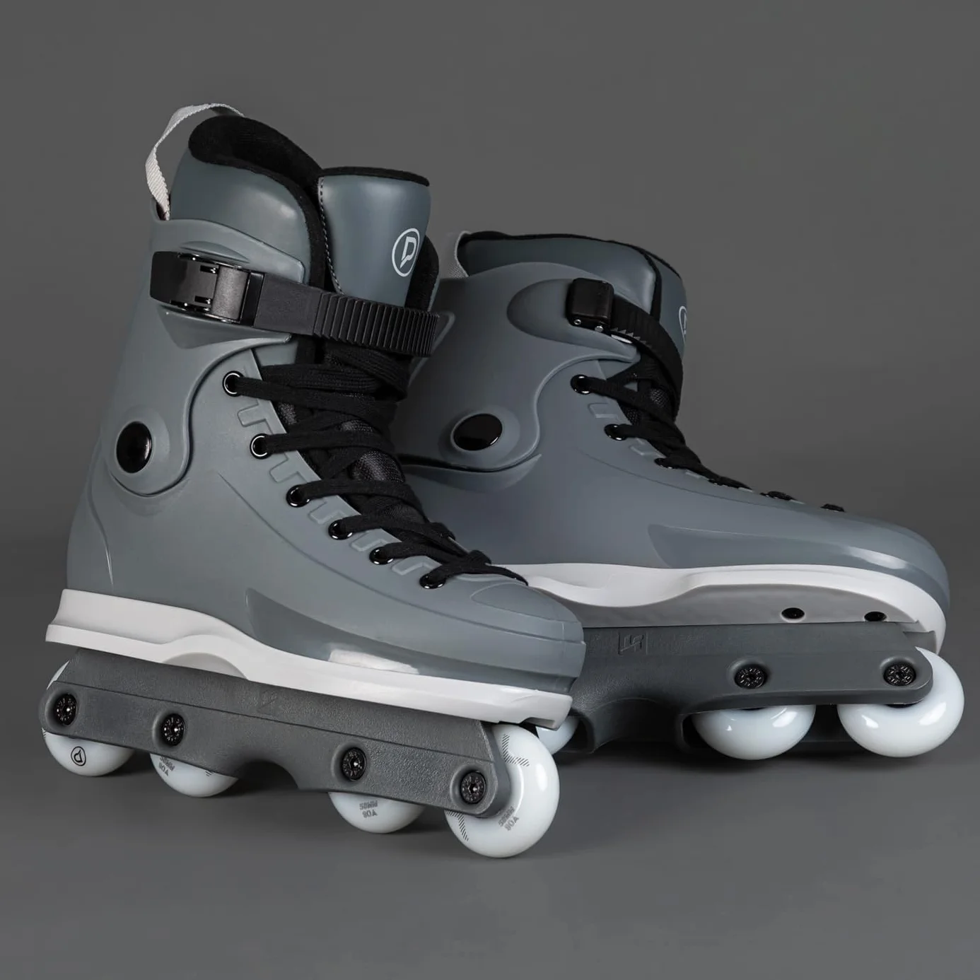 Playlife Pattini in linea aggressivi Inline Rave Park nero taglia 37-46 ruote Kizer Fluid V Frame