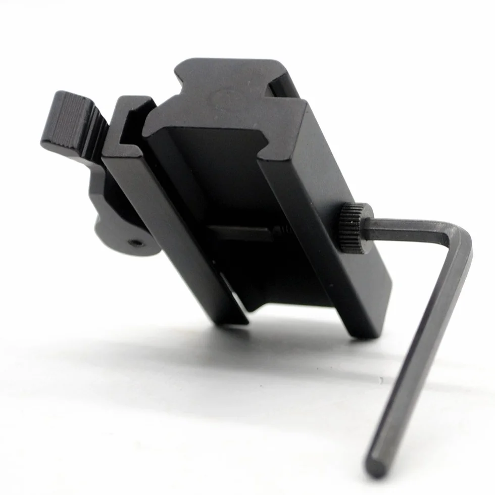 TRIROCK Tactical QD Staccabile 20mm Picatinny Guide Low Profile Riser 5 Slot QR Mount