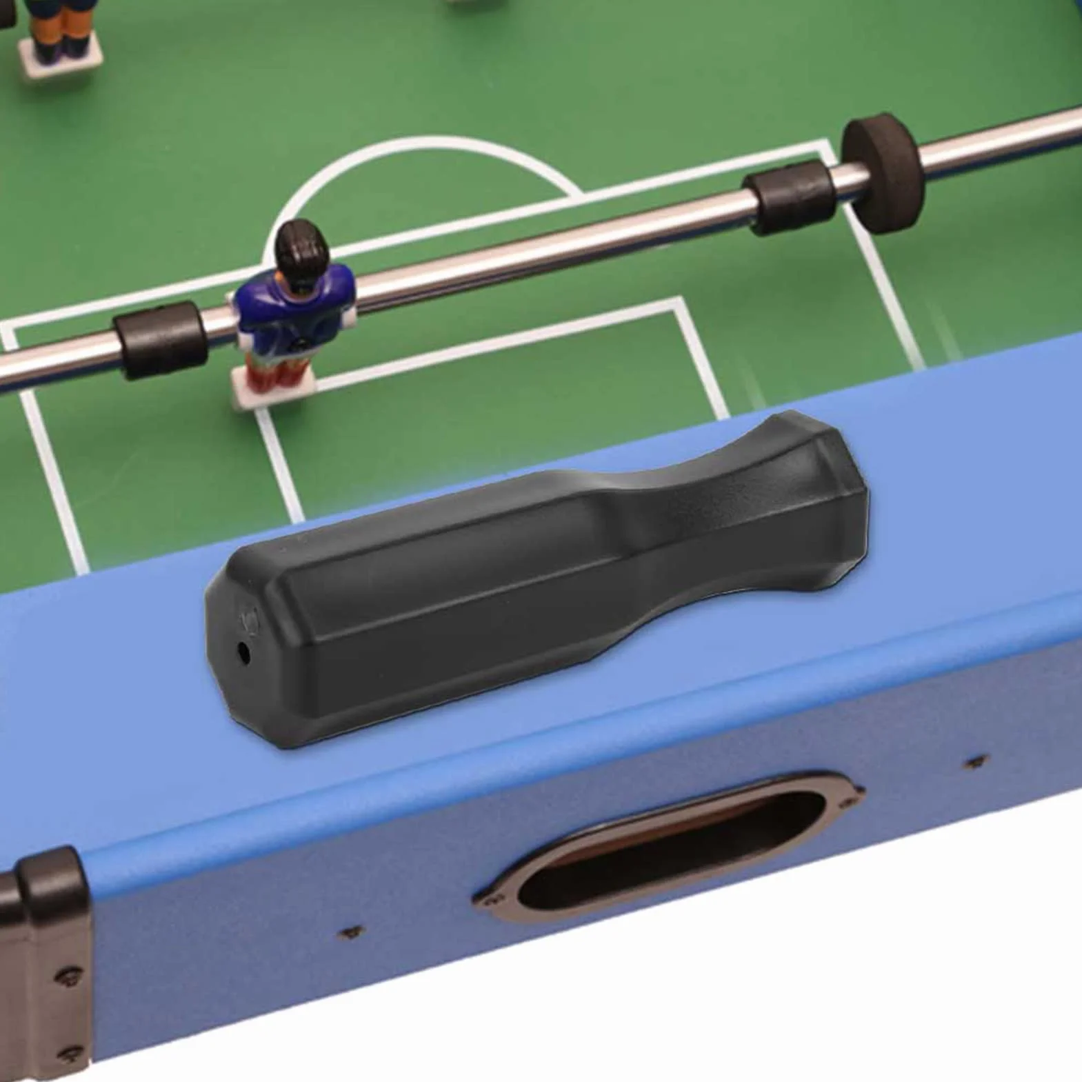 Set 2 Impugnature per Biliardino Calcio Balilla, Design Ottagonale Resistente Usura Giocatori Giochi Indoor