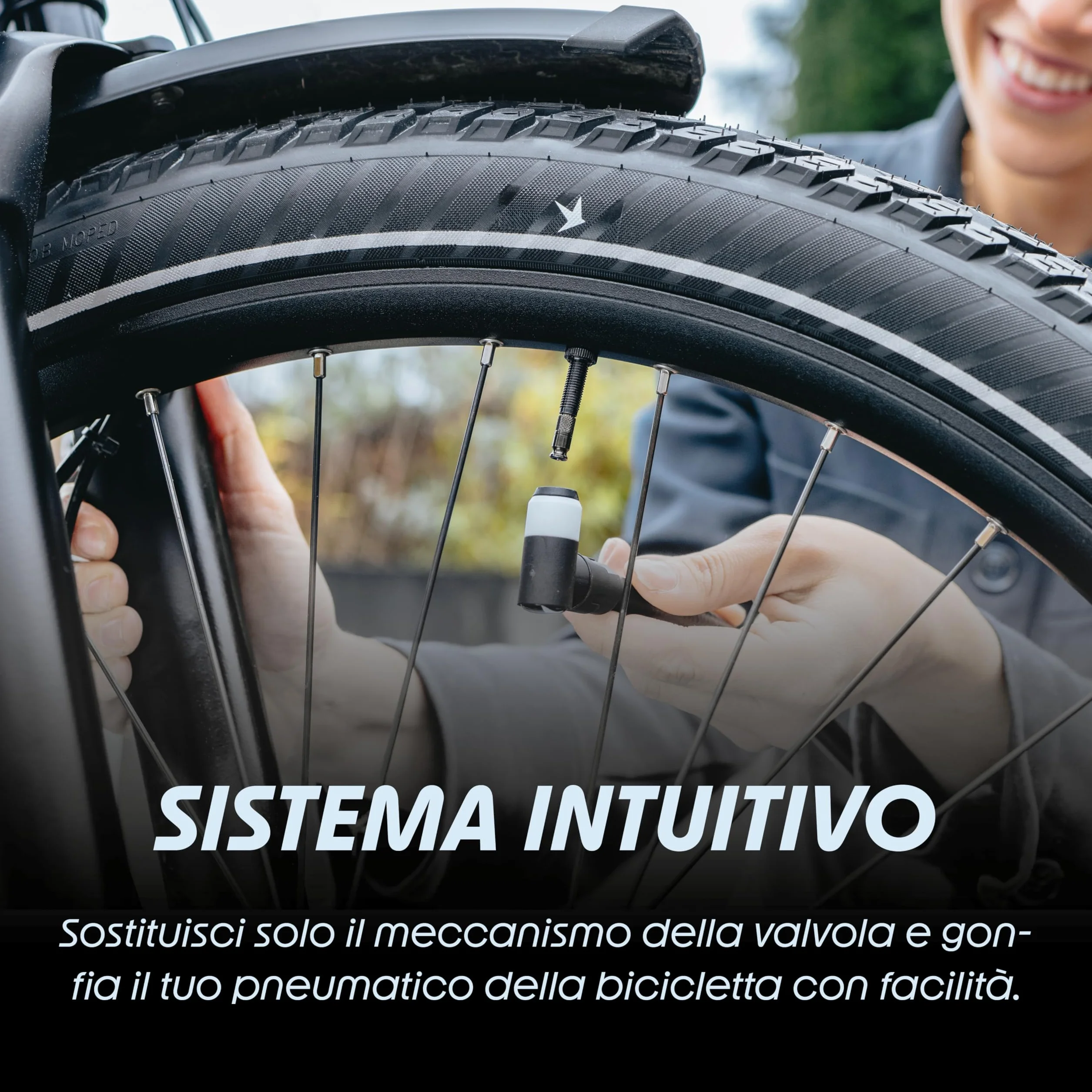 Schwalbe Clik Valve Conversion Set – Kit di conversione per valvole pneumatici