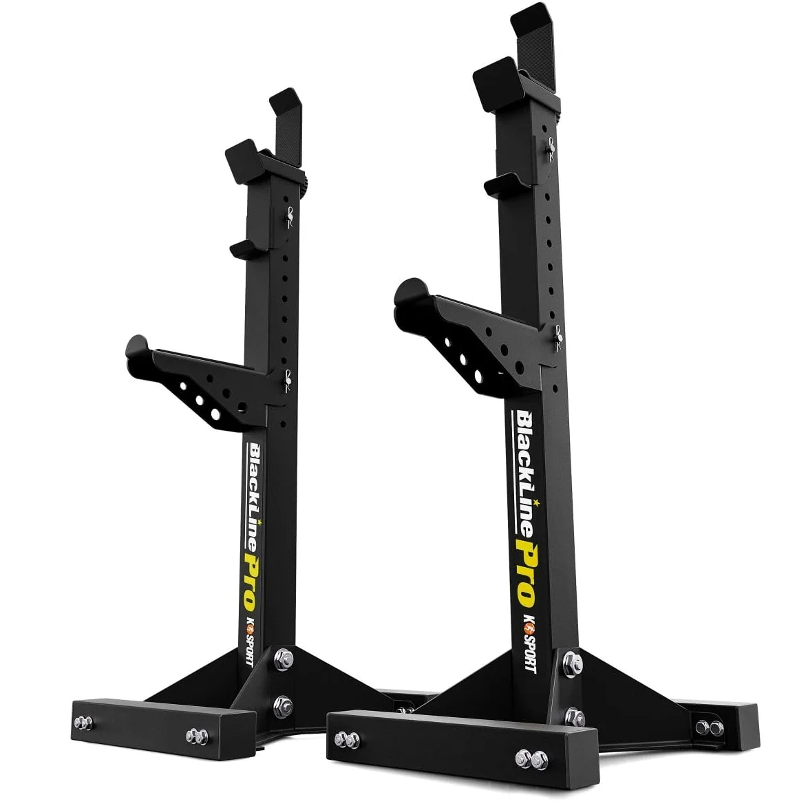 K-Sport: Supporto per bilanciere rinforzato regolabile fino a 350 kg, supporto professionale per allenamento muscolare efficace, supporto regolabile in altezza, supporto per squat