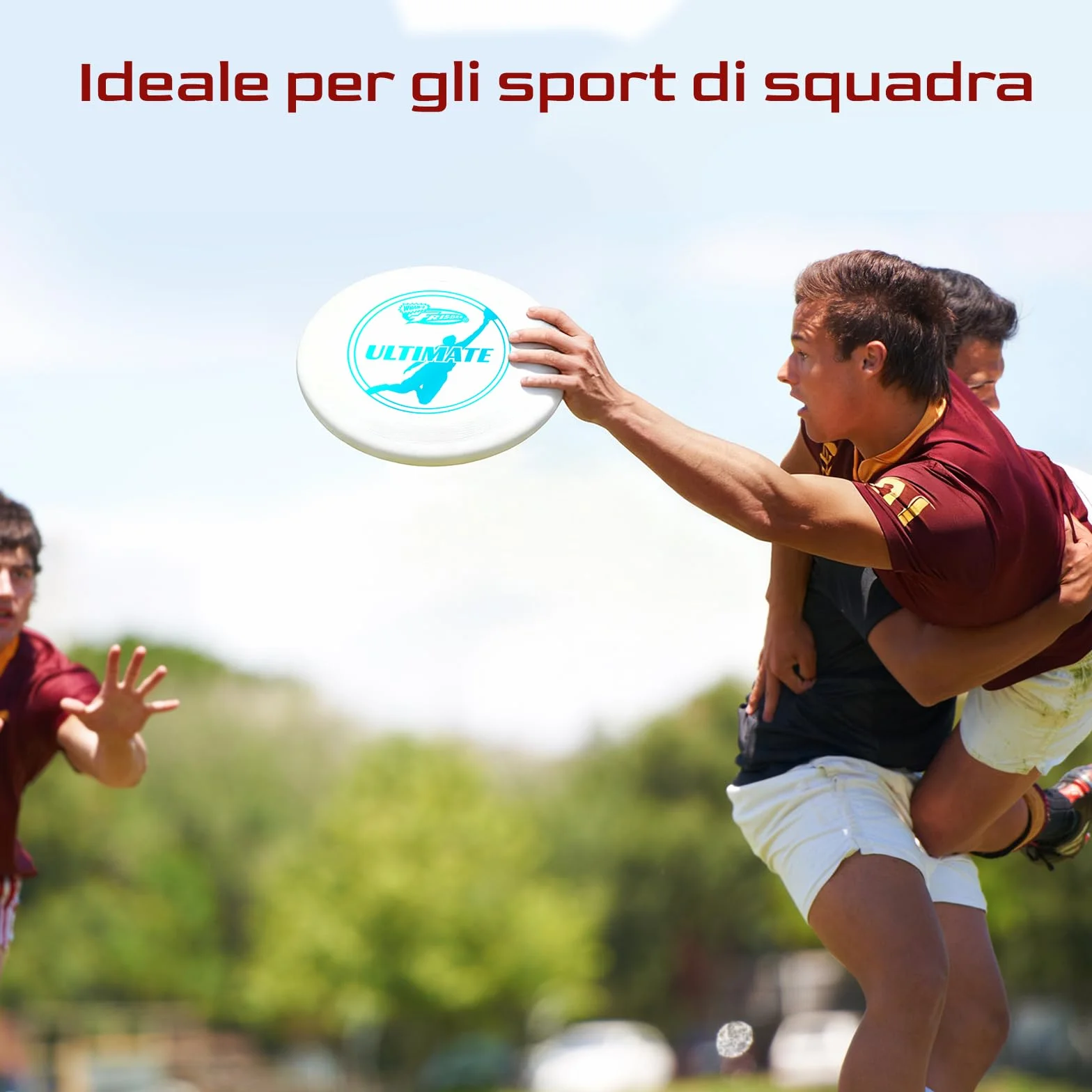 Frisbee Disco Volante Ufficiale Ultimate 175 g da Allenamento Professionale per Competizioni all'Aperto