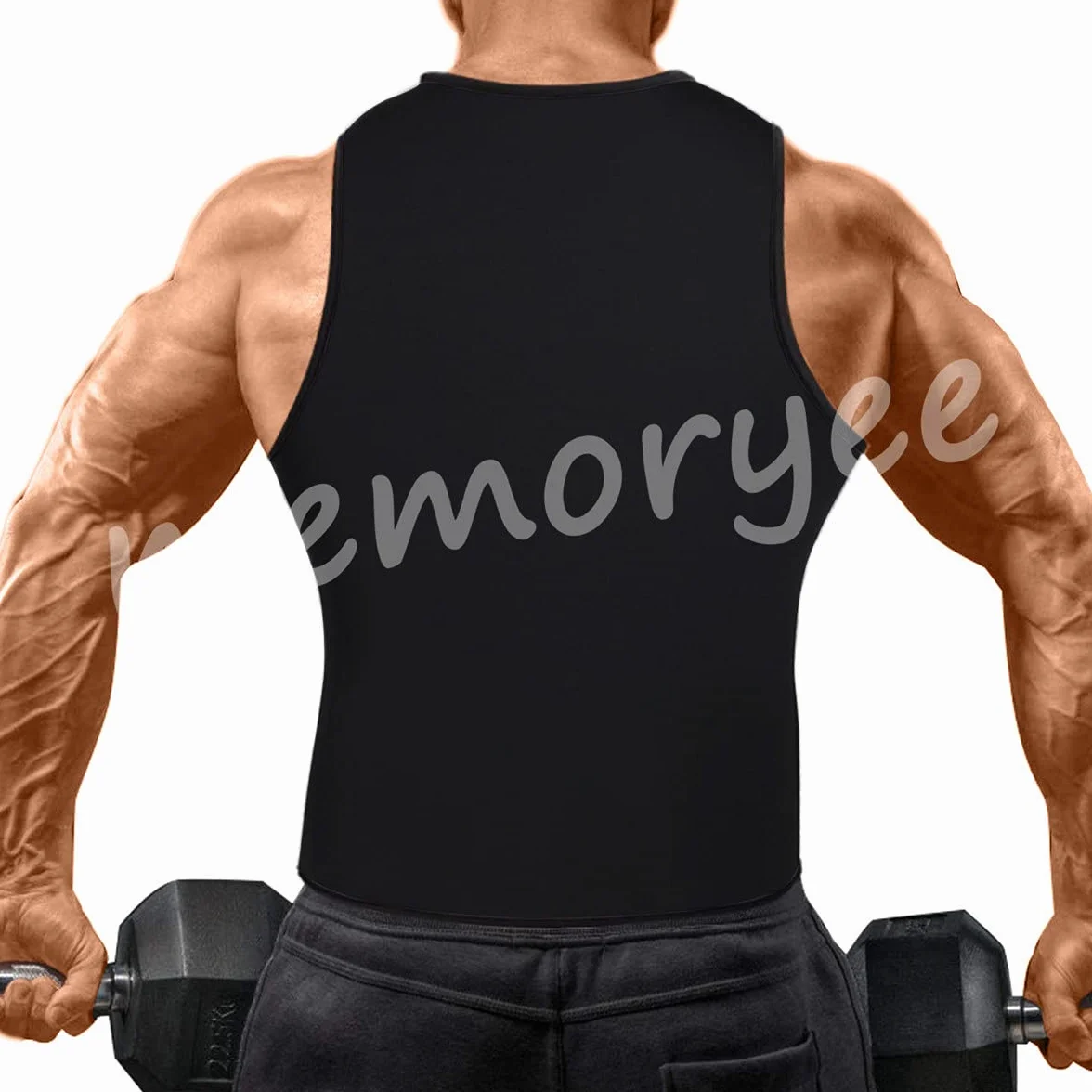 Memoryee Gilet Neoprene Body Shaper Tuta Sauna Allenamento Fitness Uomo