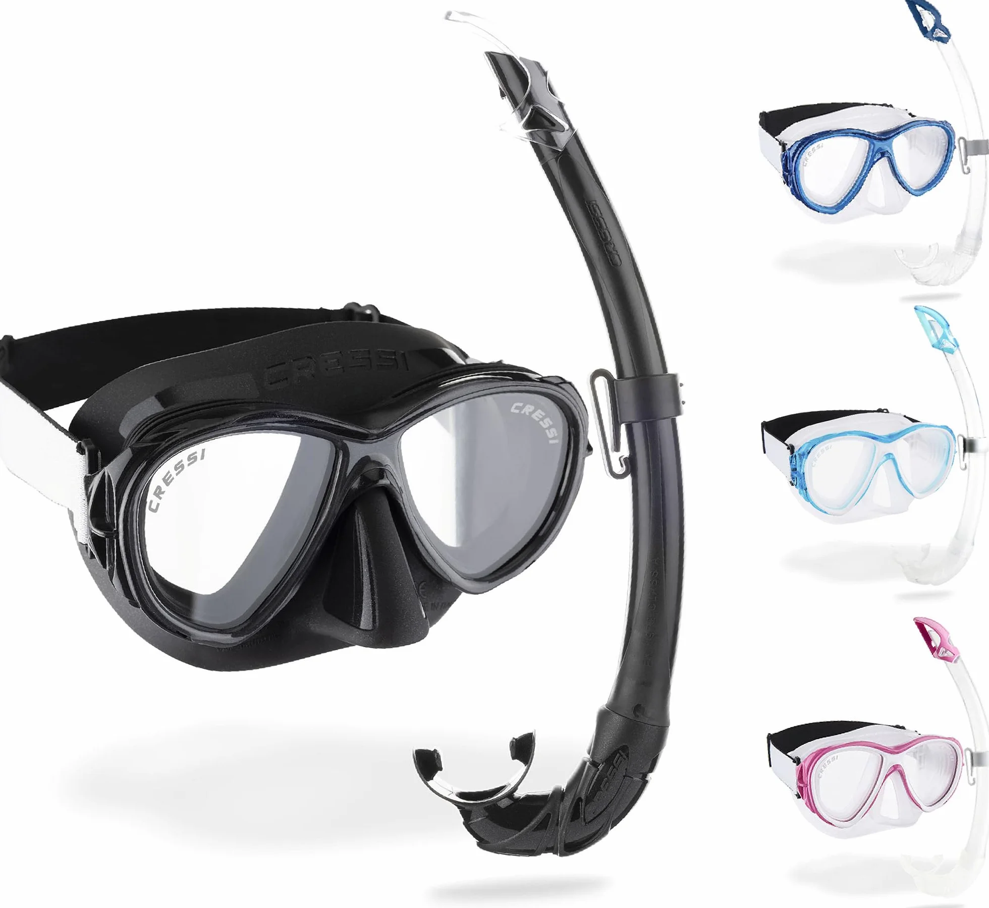 Cressi Samoa Maschera Combo Set con Snorkel Mexico Immersioni Snorkeling Unisex Adulto