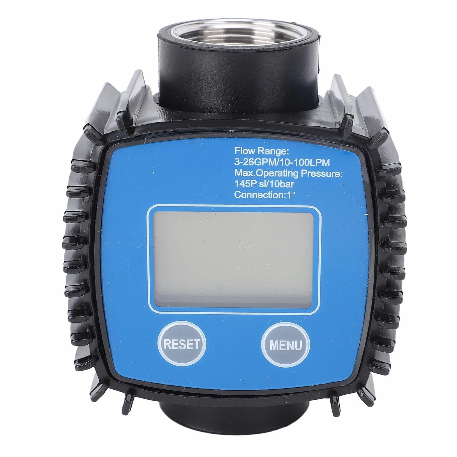KIMISS Contalitri Digitale da 32 Mm per Acqua, Gasolio, Benzina - 120 L/min, 20 Bar, Ideale per Uso Domestico e Industriale