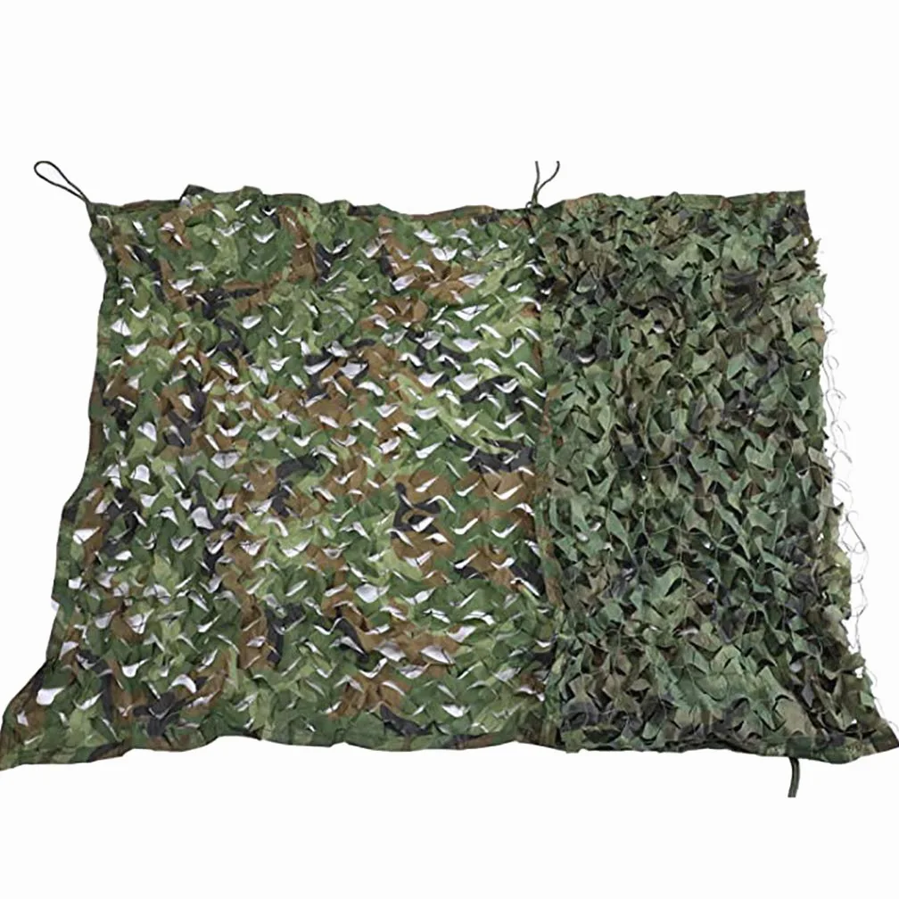 Rete mimetica da caccia, parasole da campeggio all'aperto, tenda militare militare per riporre oggetti in rete mimetica per riprese in acero nella giungla