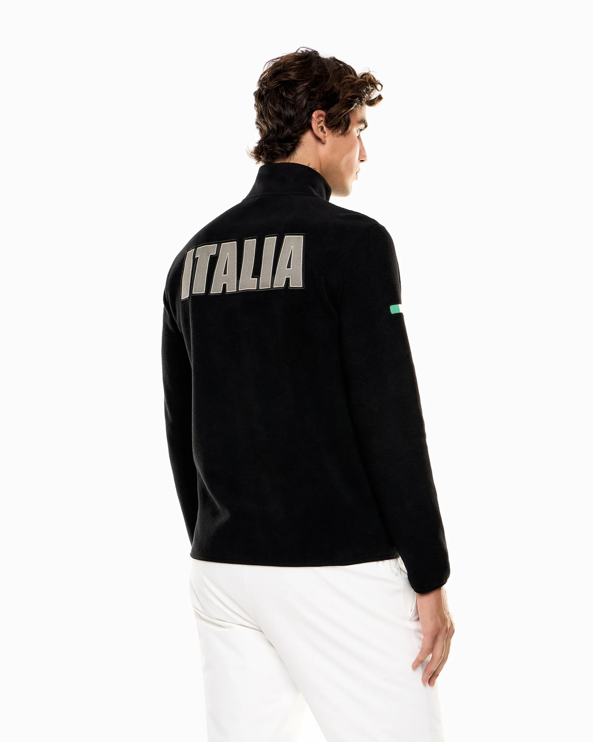 Emporio Armani EA7 Italia Team Olimpiadi 2026 Polar Fleece Pile tecnico da sci Uomo