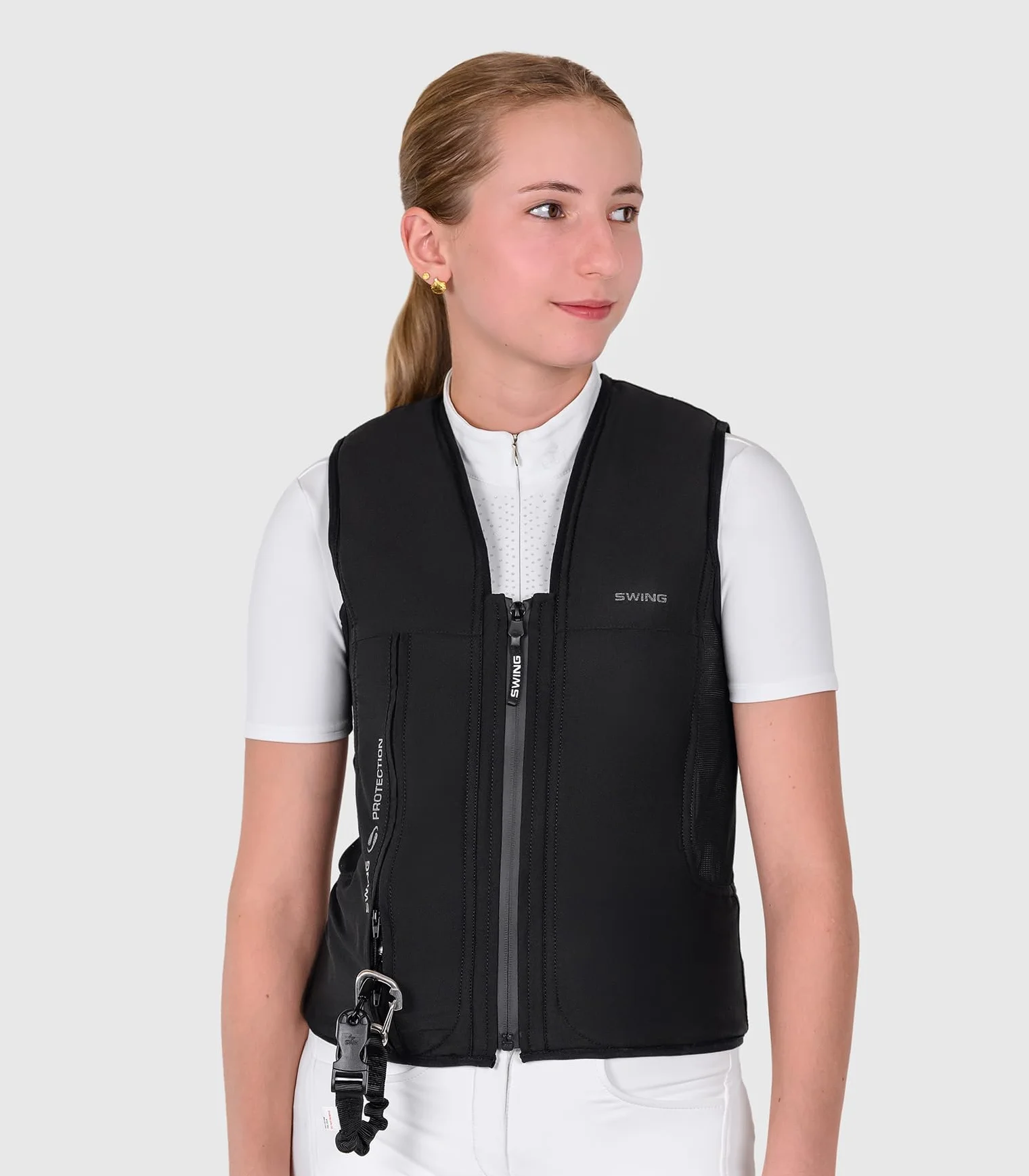 SWING Gilet Airbag P25 AIR, nero, taglia XS