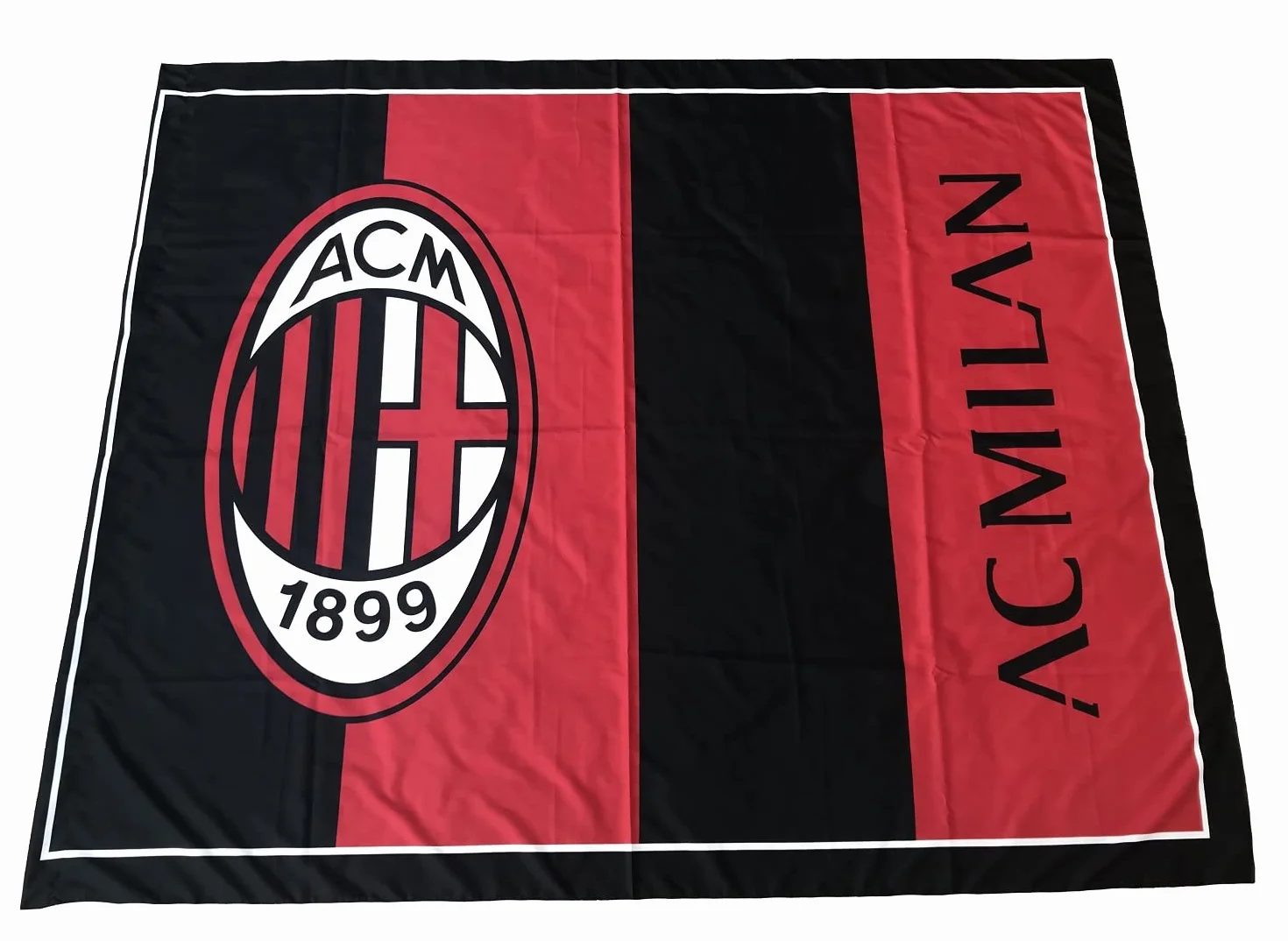 Bandierone Milan Ufficiale Rossonera cm 180 x 147 Bandiera Milan Grande