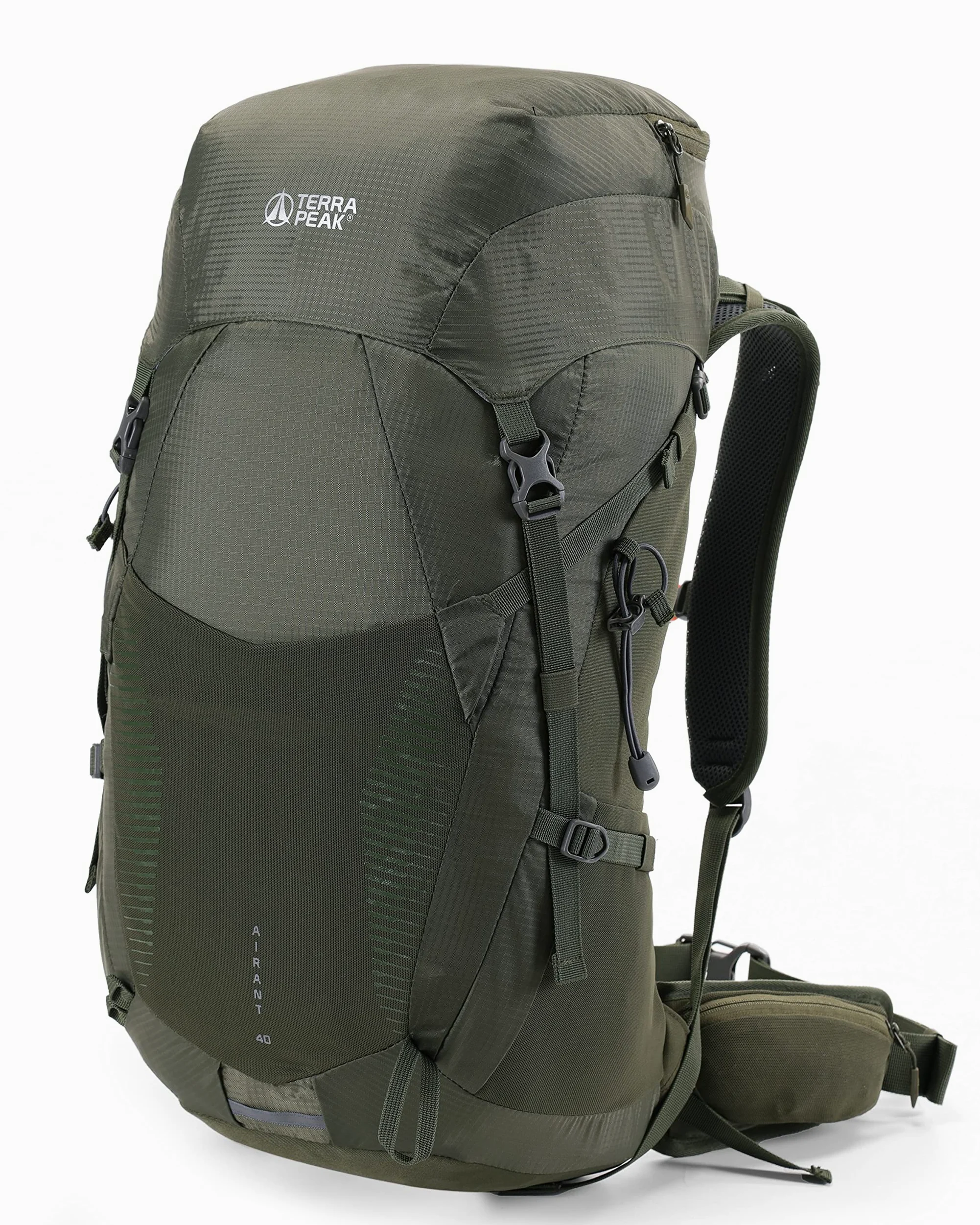 Terra Peak® Zaino da Trekking 20, 30, 40 litri per uomo e donna (AIRANT) - Zaino da escursionismo, viaggio e alpinismo ergonomico e impermeabile con ventilazione posteriore (traspirante)