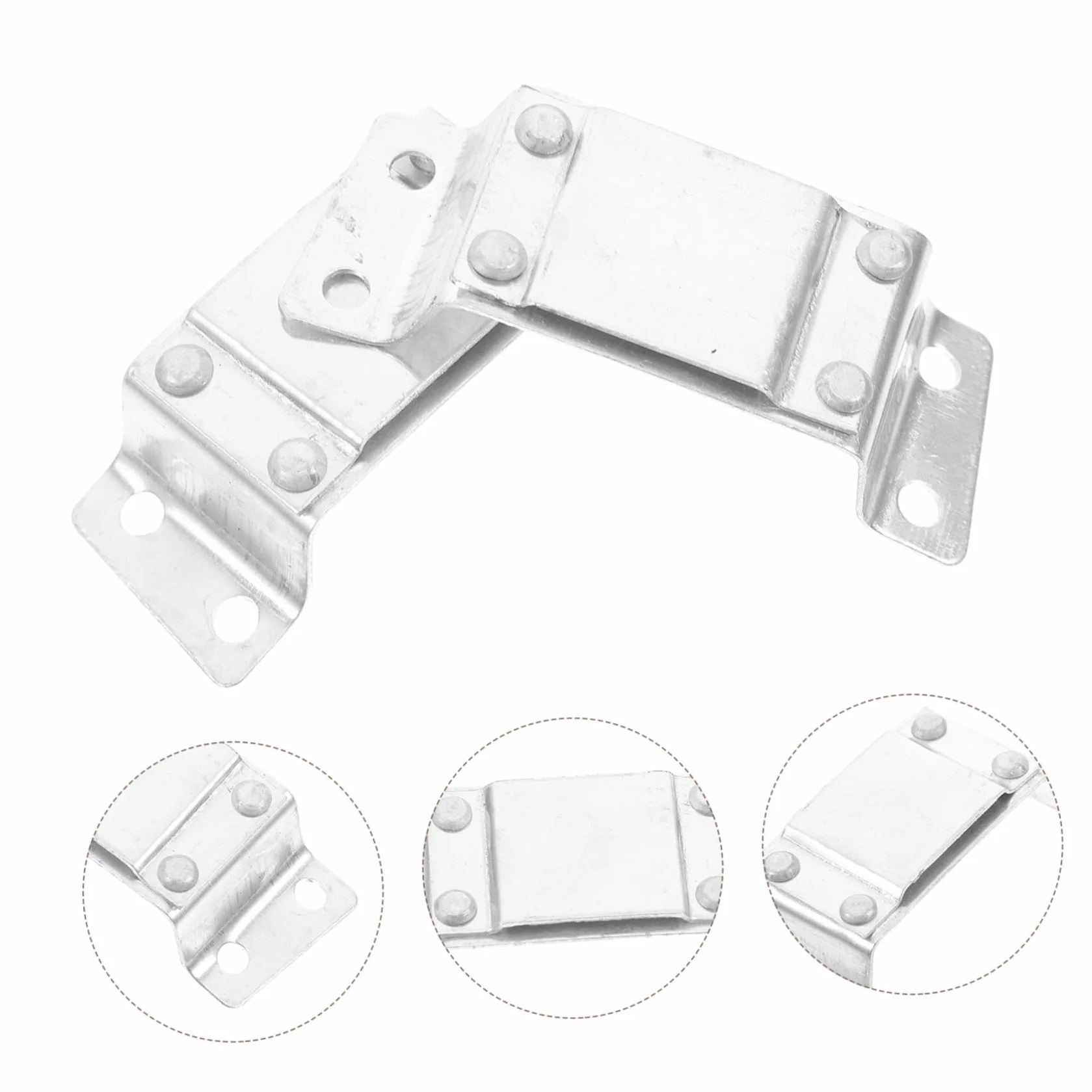6 Pezzi Clip per Elmetto in Lega di Alluminio Argento, Leggero e Resistente