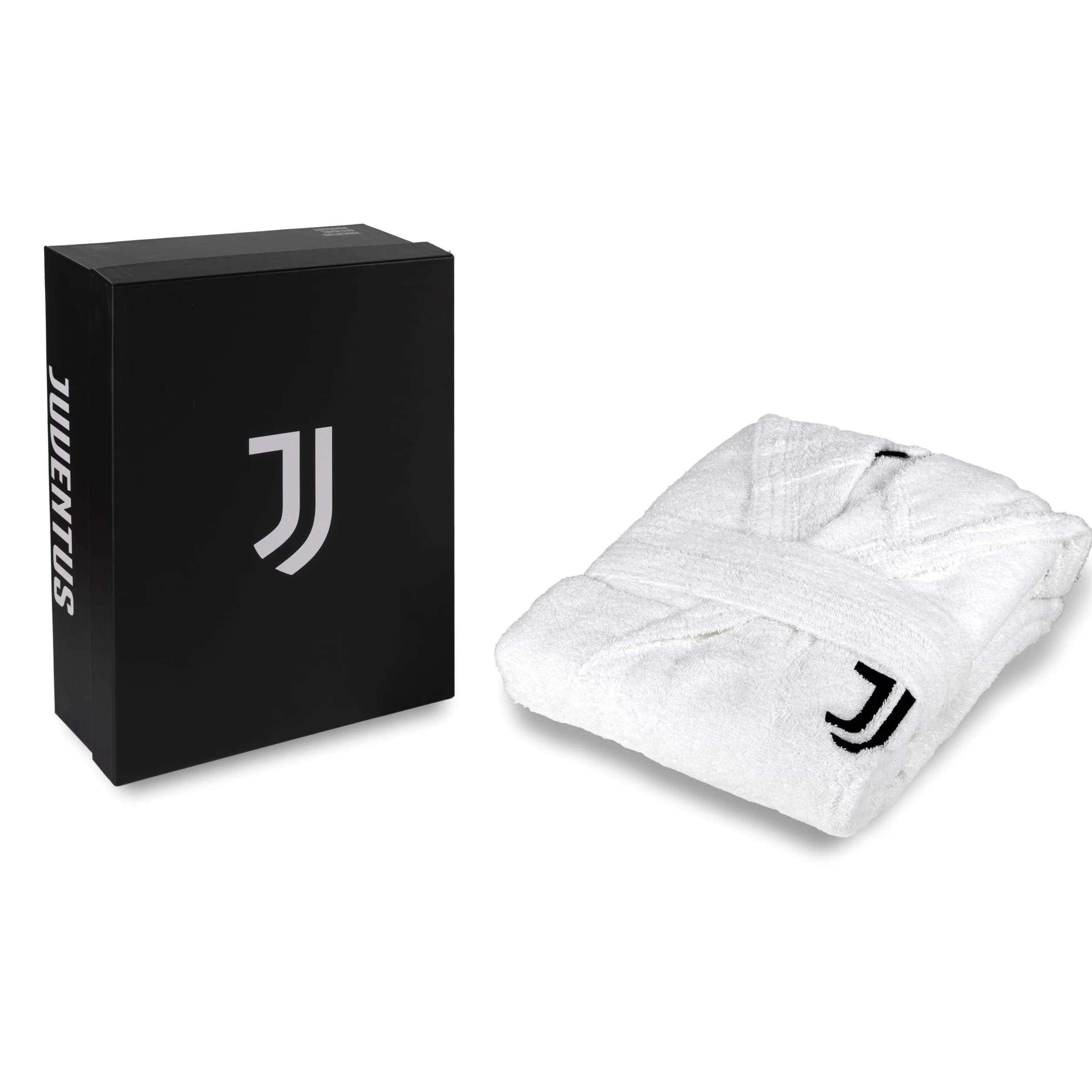 Juventus Accappatoio con Cappuccio Unisex 380 gsm 100% Cotone Logo
