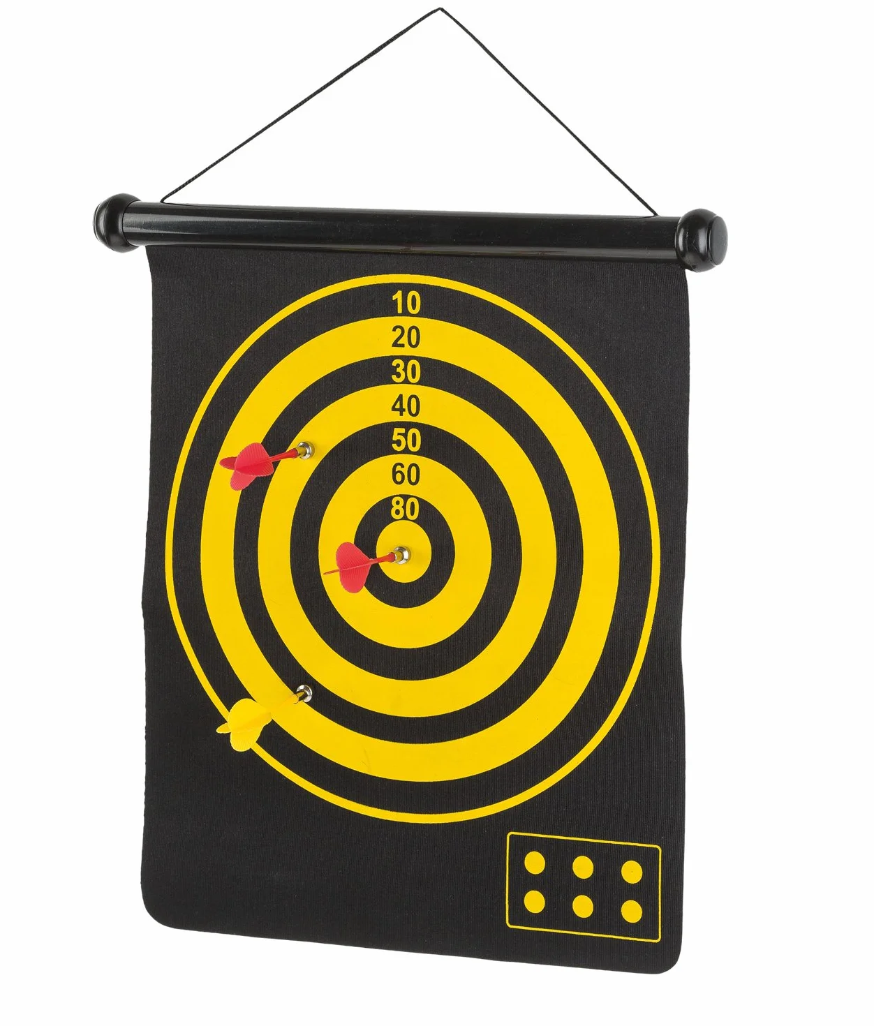 Idena Gioco delle Freccette con 2 Tavole e 6 Freccette magnetiche per Interni ed Esterni