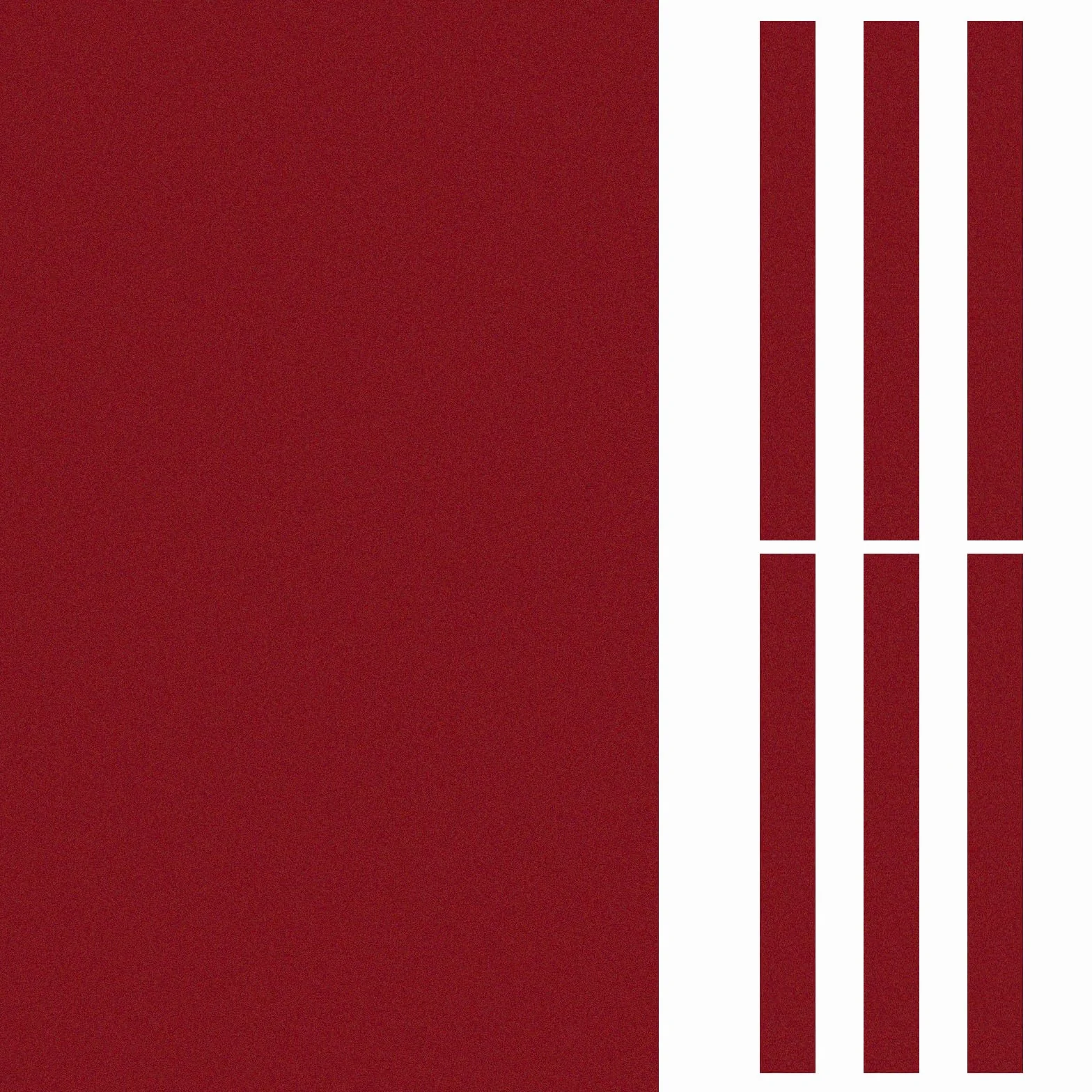 PATIKIL Tessuto per Biliardo 8ft, Feltro per Tavolo Biliardo Professionale con 6 Strisce Panno, Accessori Ricambio in Panno Biliardo per Bar Club, Rosso