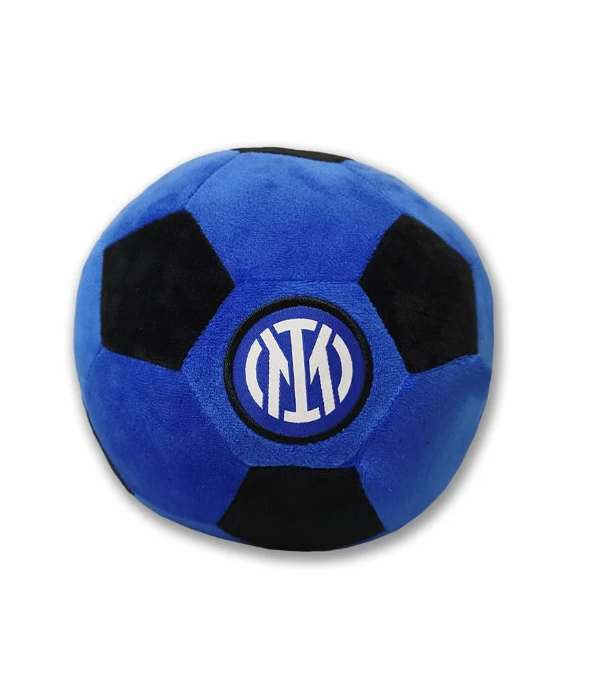 Cuscino Palla Morbido Diametro 22 cm, Cuscino Rotondo Arredamento, Nero Blu
