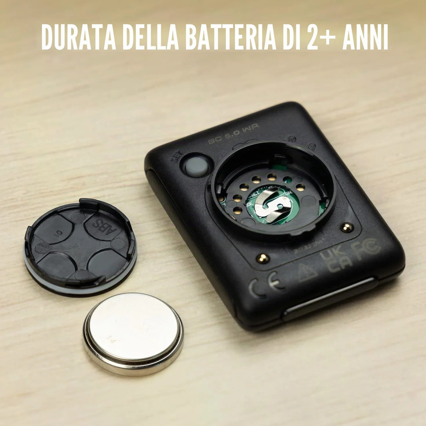 SIGMA BC 5.0 WR Ciclocomputer a filo 5 funzioni per principianti tasti grandi display chiaro