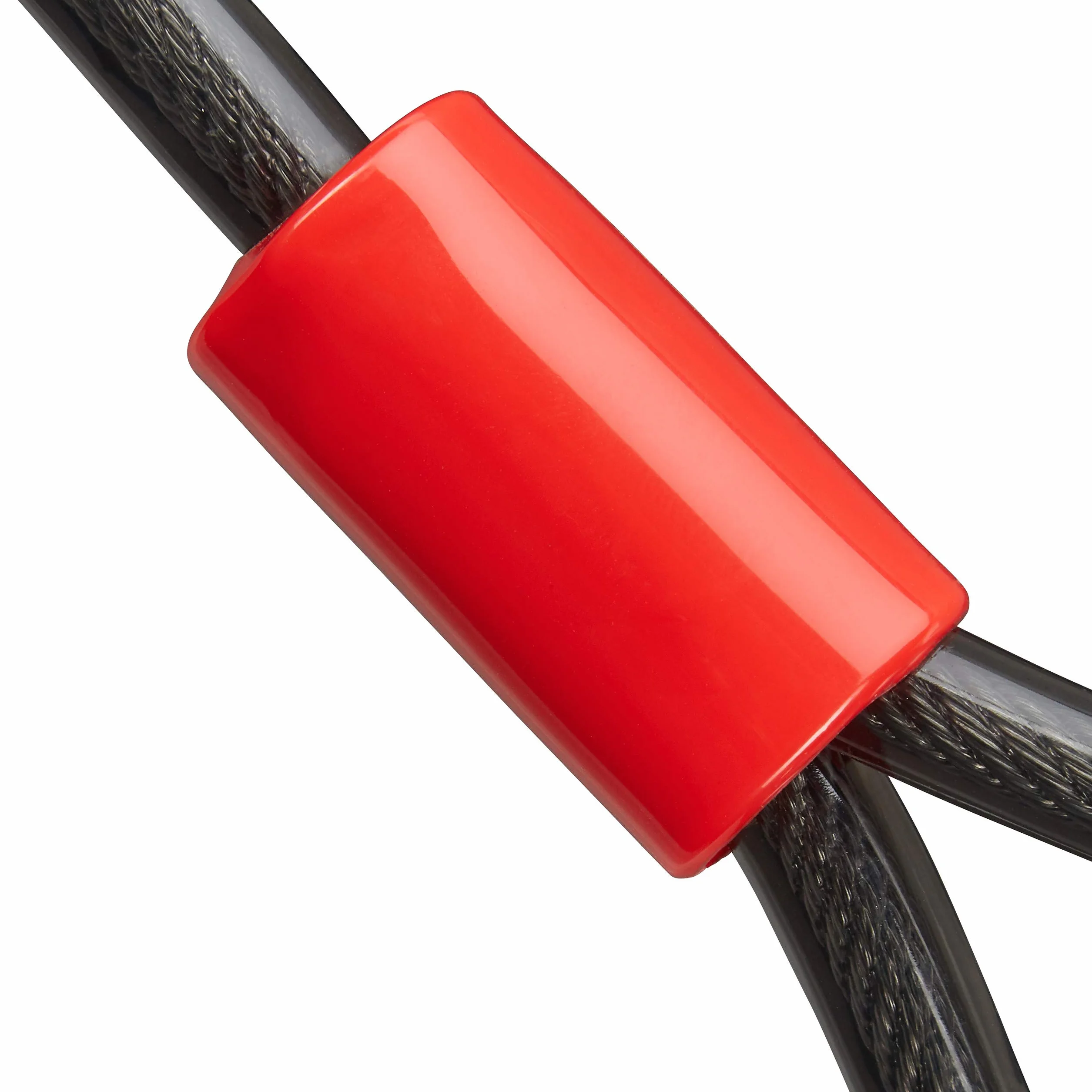 Relaxdays Cavo Extra Lungo da 2m in Acciaio Rivestito per Biciclette e Bagagli, Nero
