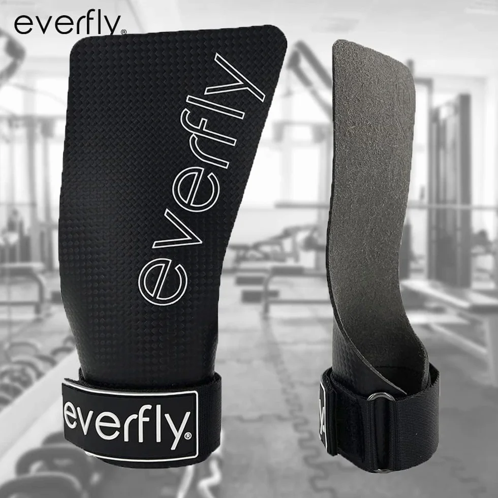 Everfly Paracalli Guanti Palestra Uomo Donna Grip Senza Fori Fibra di Carbonio Protezione Mani Fitness Pesi