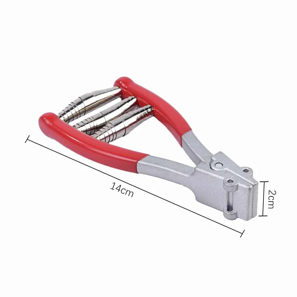 Abrazadera de encordado de raquetas de tenis con cabezal ancho, 3 resortes