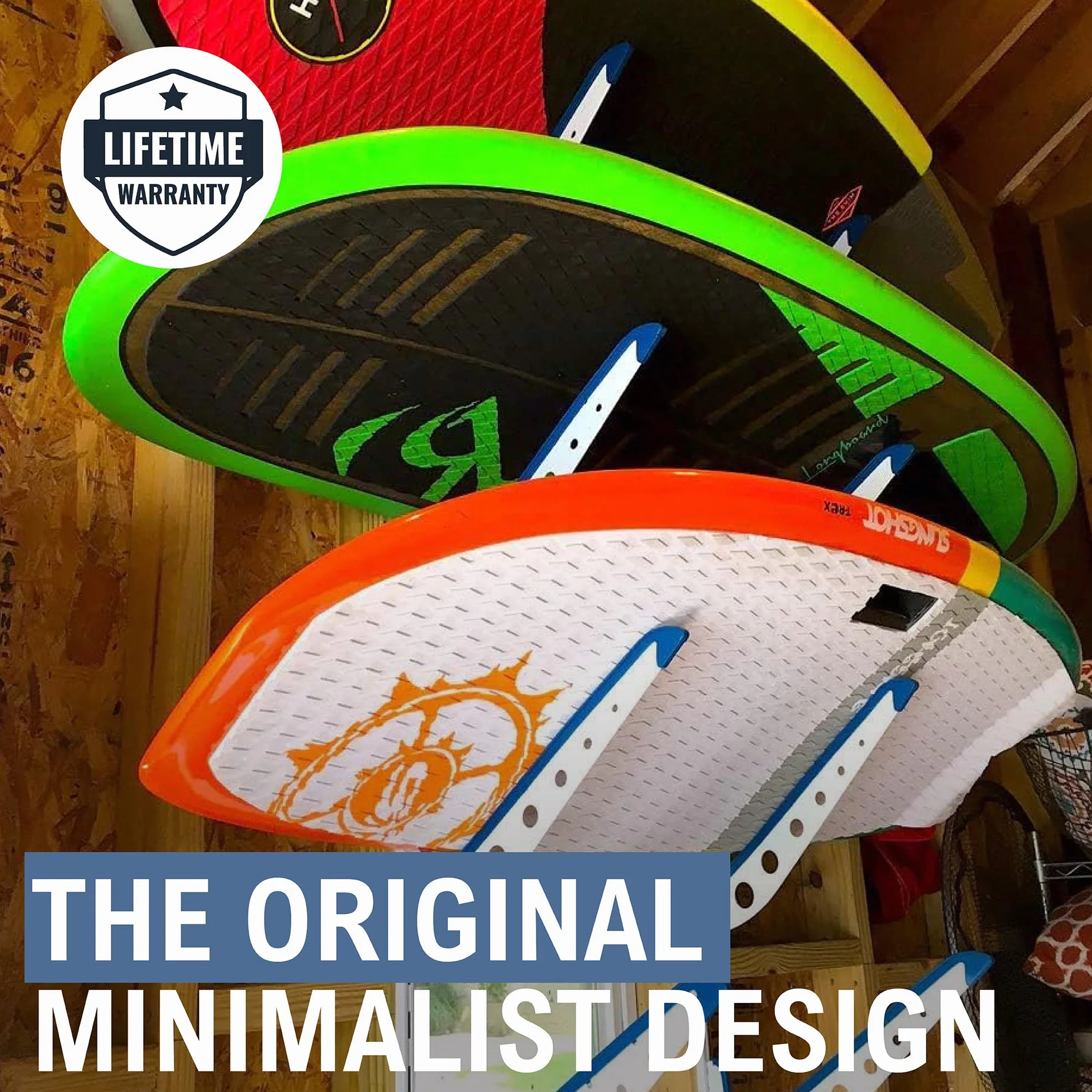 Supporto a parete per Wakeboard regolabile in metallo 4 posizioni StoreYourBoard