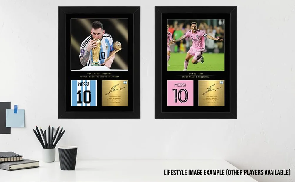 Espositore con foto A4 Lamine Yamal WIN FC, regalo fan Spagna Barcellona