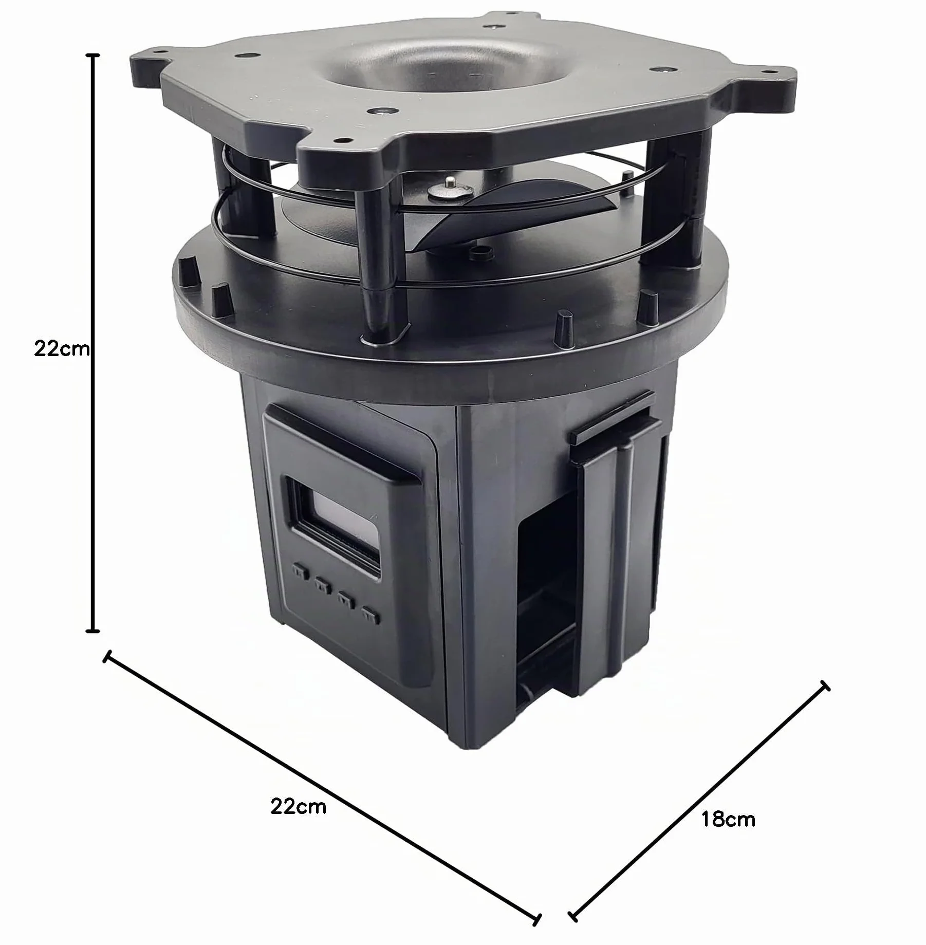 Berger & Schröter 31254 Distributore Automatico di mangime Digitale Nero