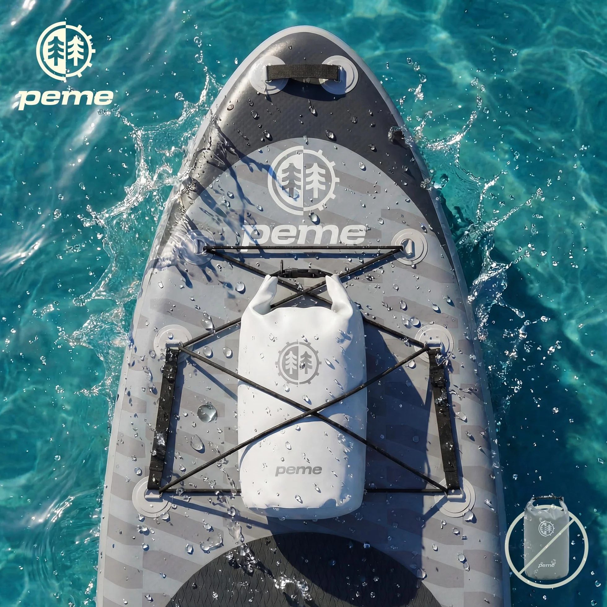 HYDRO peme Tavola Sup Gonfiabile Adulti Stand Up Paddle Board 18PSI 320-350 cm 150/166 kg