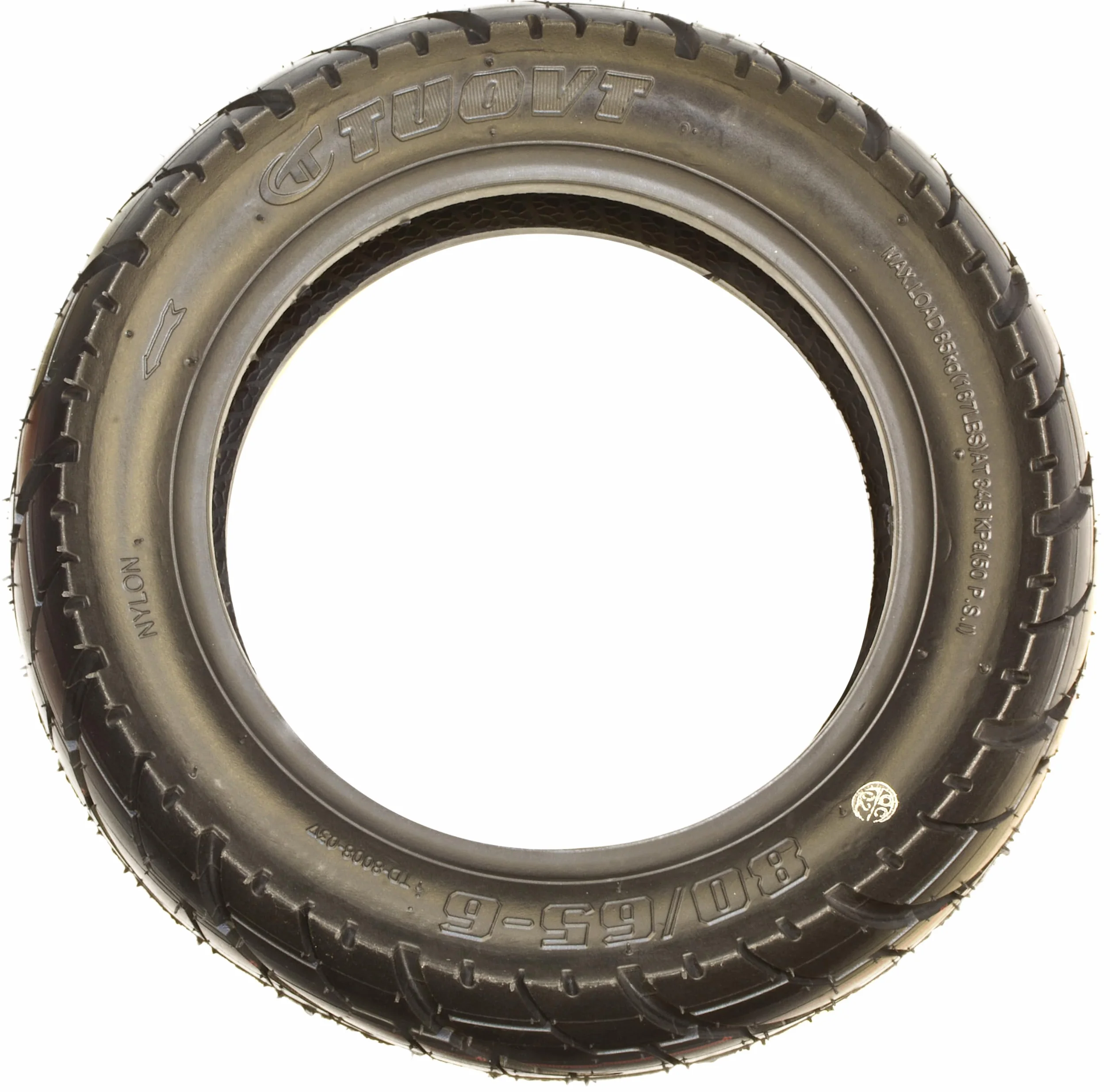 Pneumatico Tubeless 10x3-6 (80/65-6) 255X80-6 Compatibile SmartGyro Dualtron Monopattino Elettrico