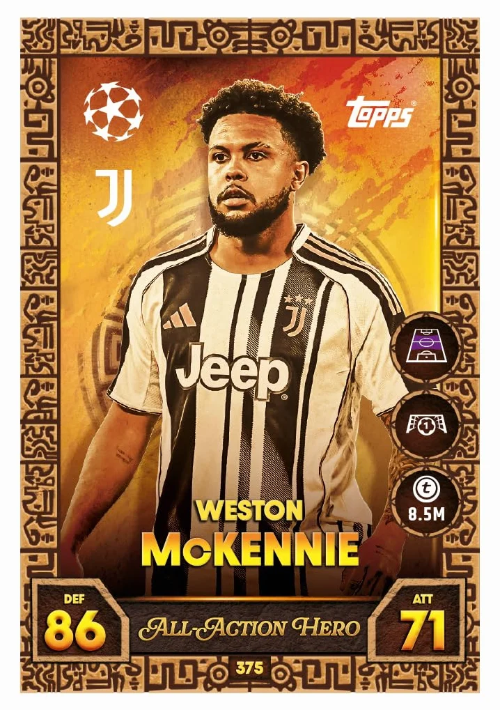Topps UCC Match Attax 2025/26 Mega Tin Battlers 45 carte Match Attax 3 carte esclusive Gladiators LE