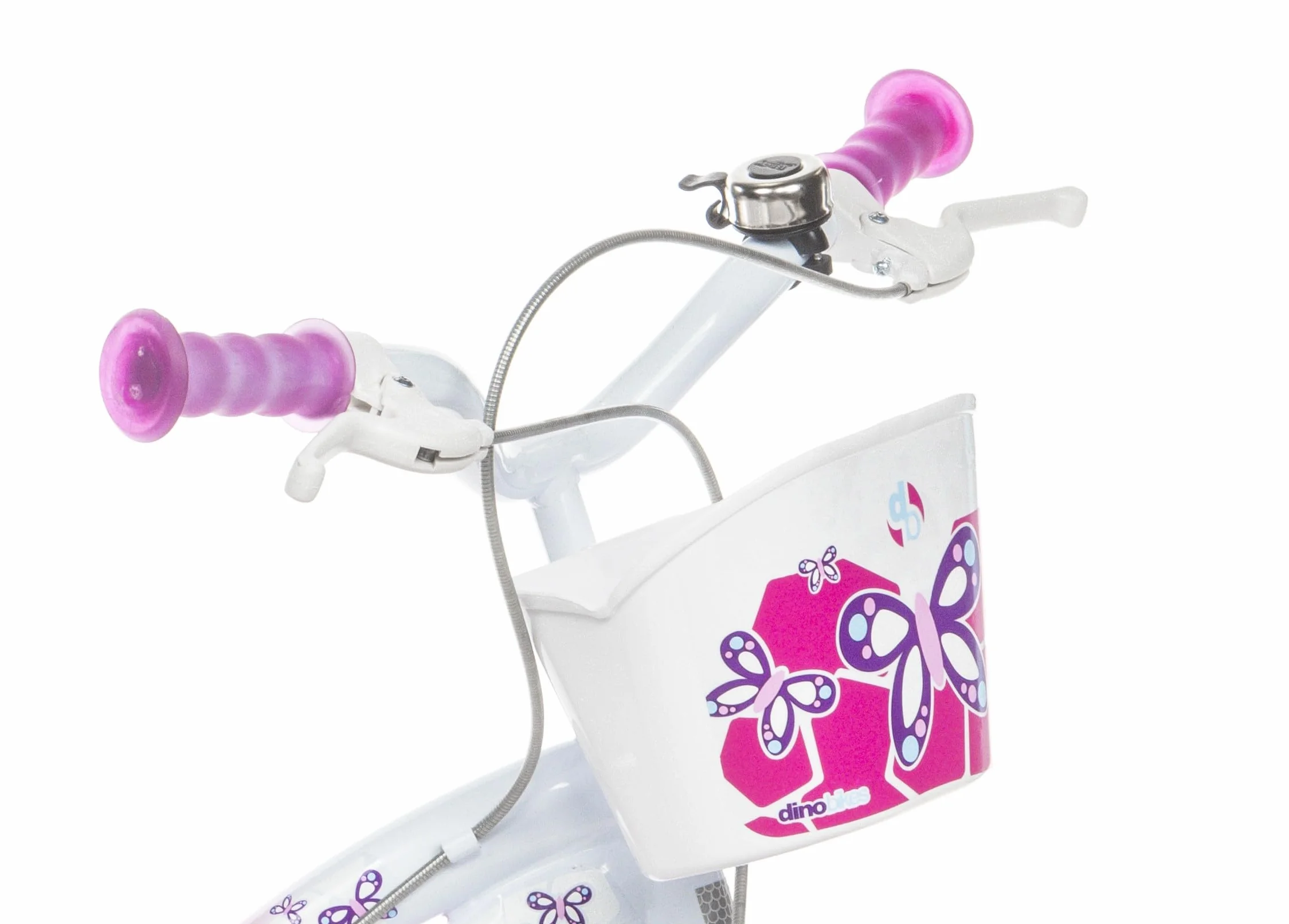 DINO BIKES Bicicletta da bambina FLAPPY 14" per altezza 95-115 cm