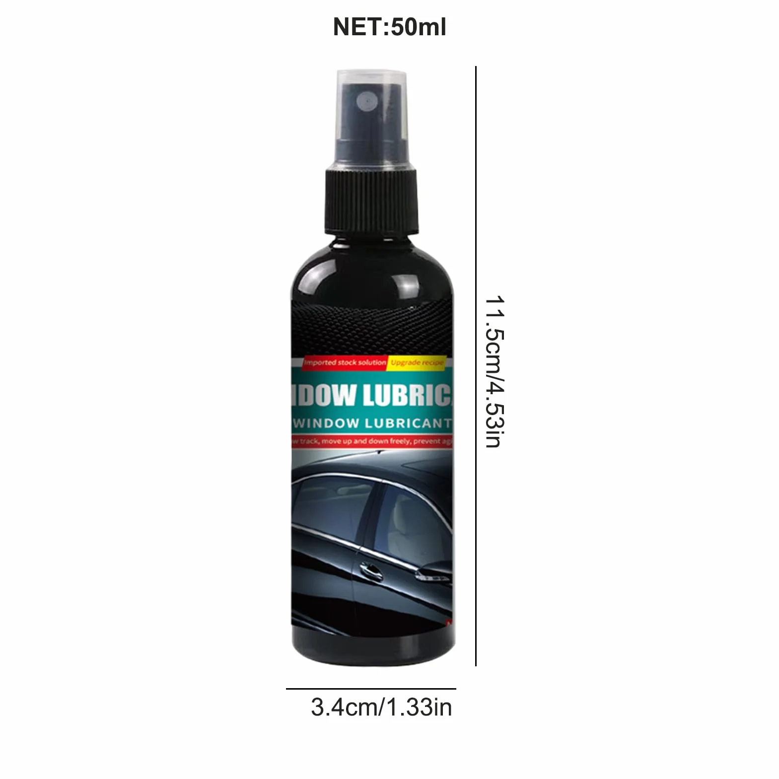 Automotive Window Lubricant Spray - Olio di ruggine portatile, lubrificante multiuso per auto, barche, camion, cerniere