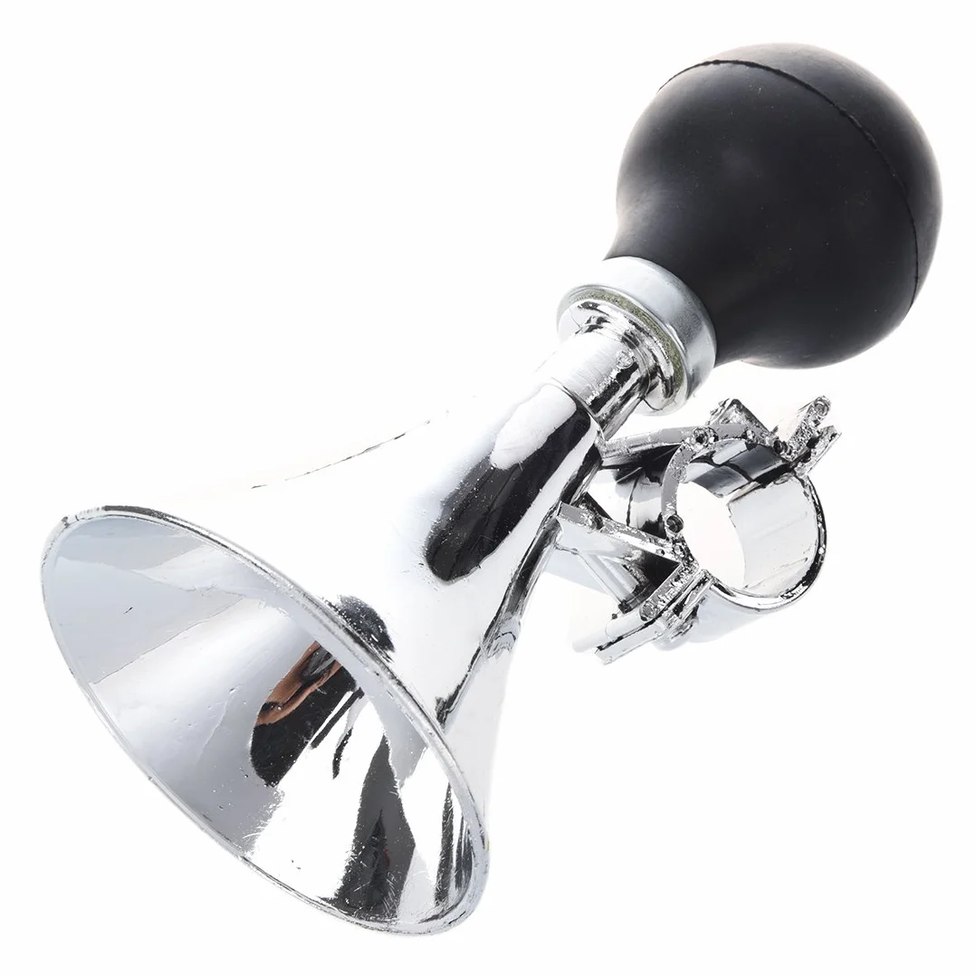 Campanello Tromba di Gomma Nera 21mm Diametro Manubrio Bicicletta