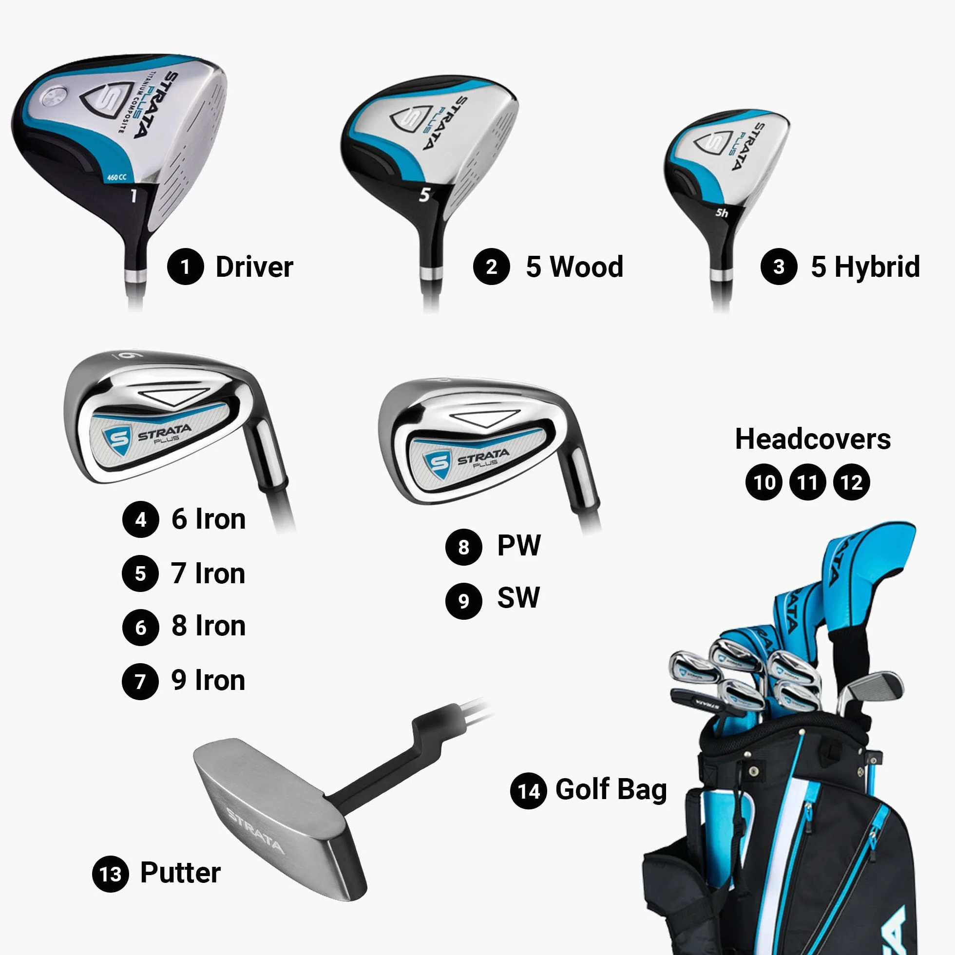 Mazze da golf da donna Set